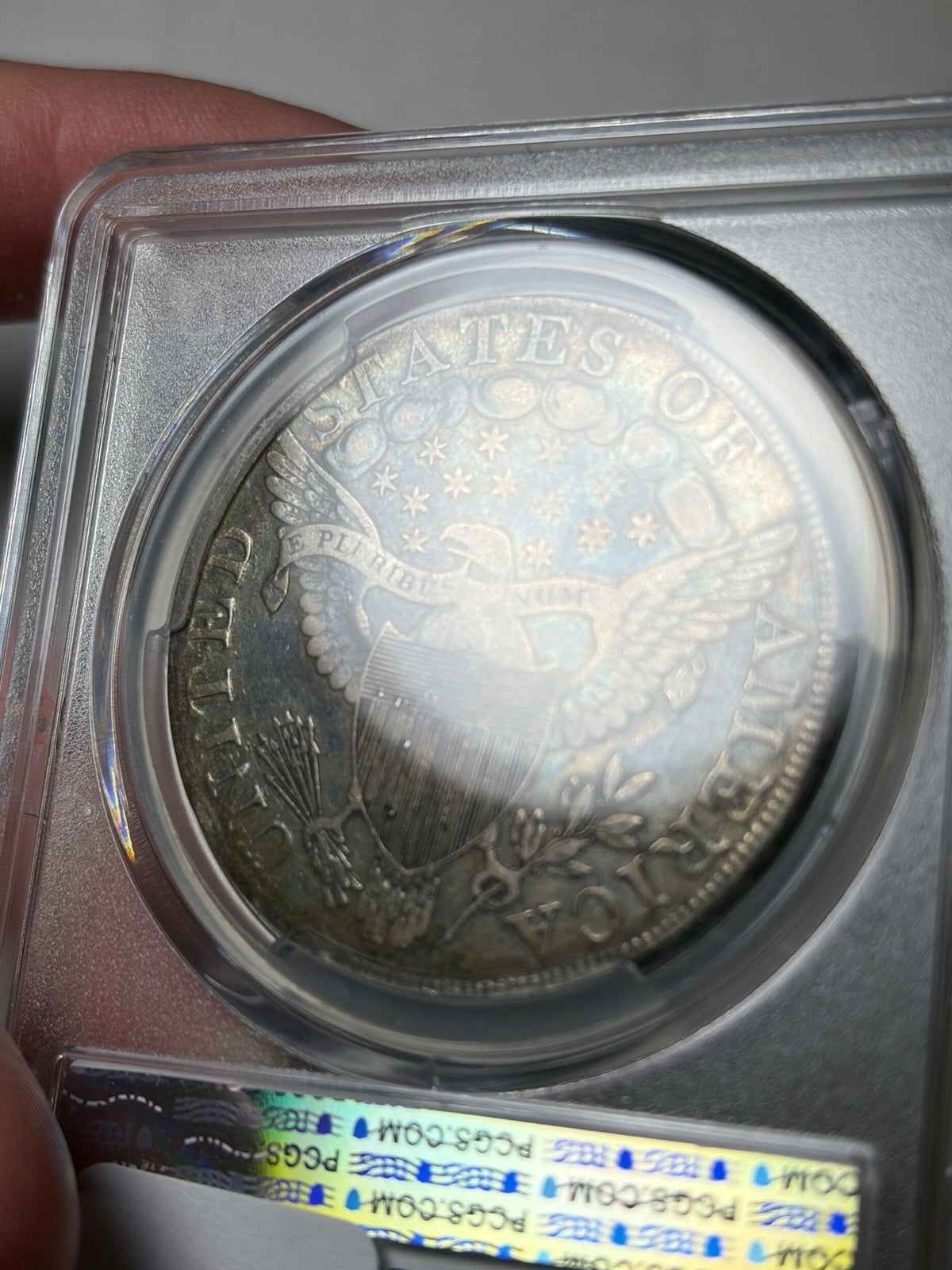 1798 PCGS VF Details Draped Bust Silver Dollar Toned