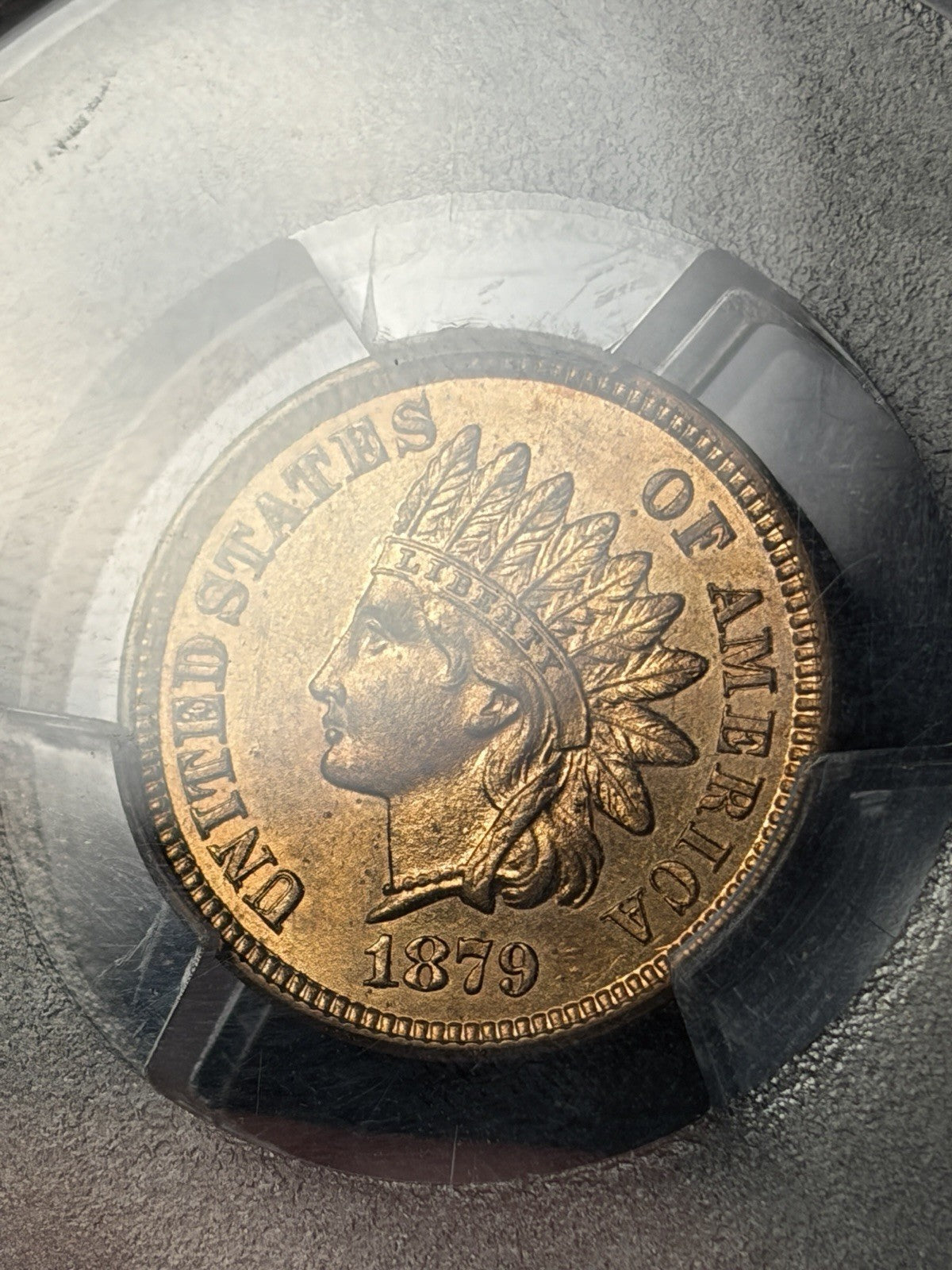 1879 PCGS MS64 RD Indian Head Cent