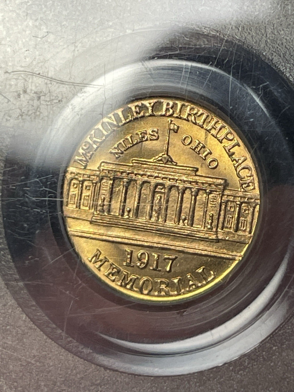 1917 PCGS MS66 McKinley Gold Commemorative Dollar Old Blue Holder