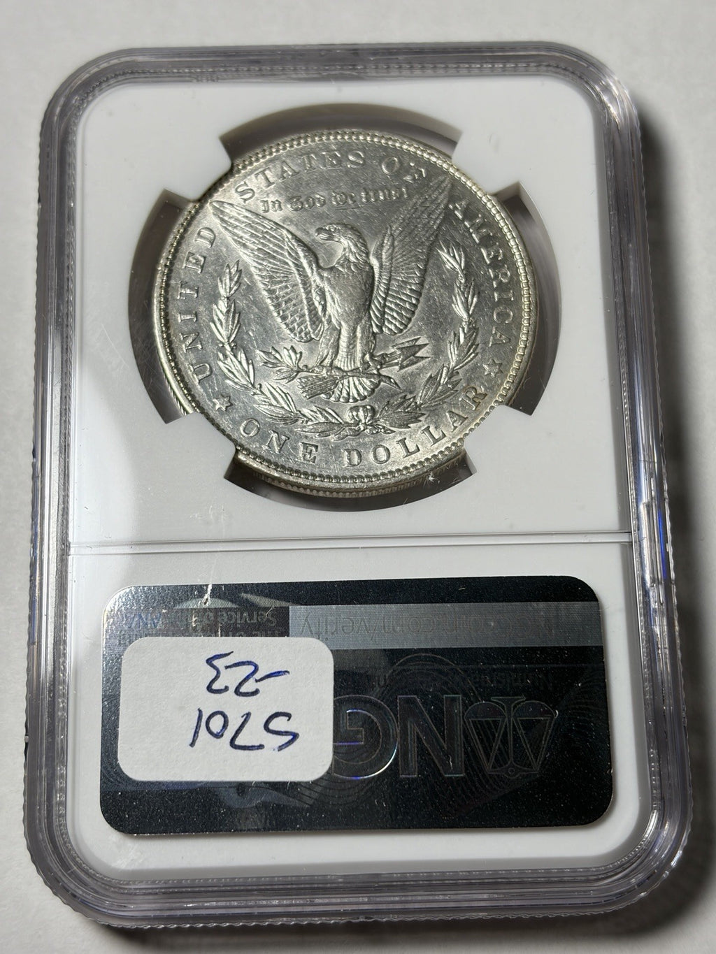 1893 NGC AU53 Morgan Silver Dollar