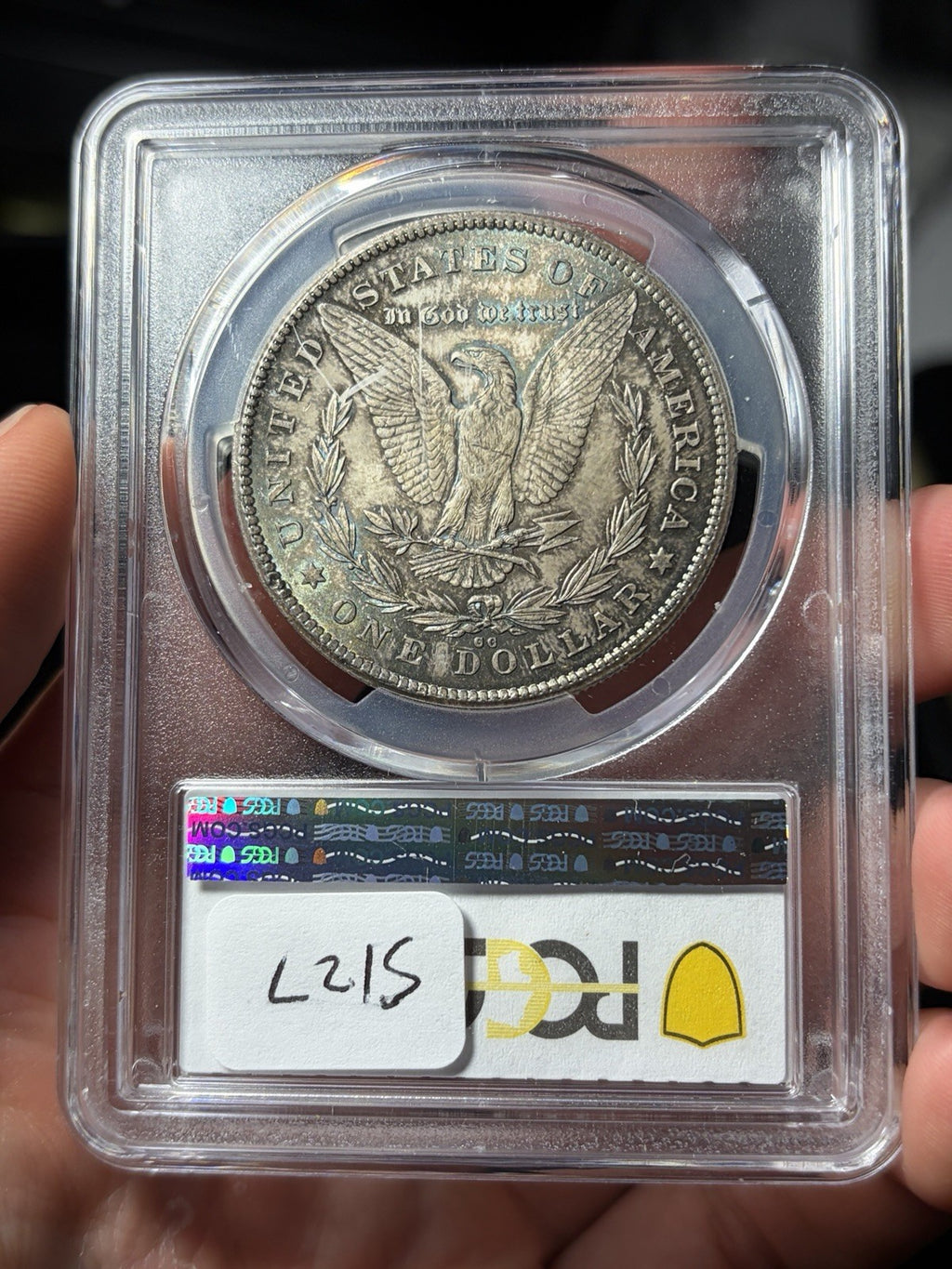 1878-CC PCGS MS64 CAC Morgan Dollar Toned Original
