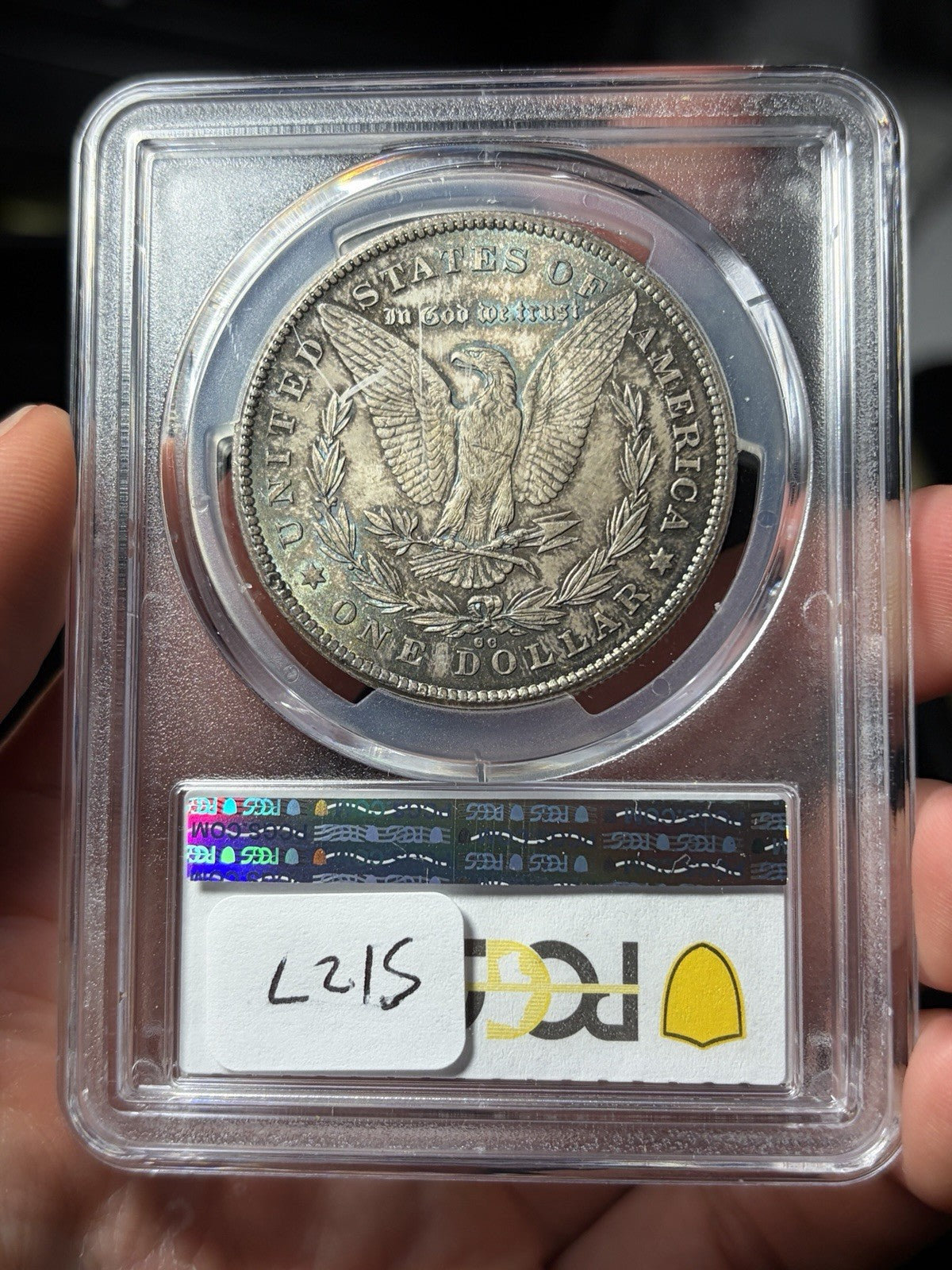 1878-CC PCGS MS64 CAC Morgan Dollar Toned Original