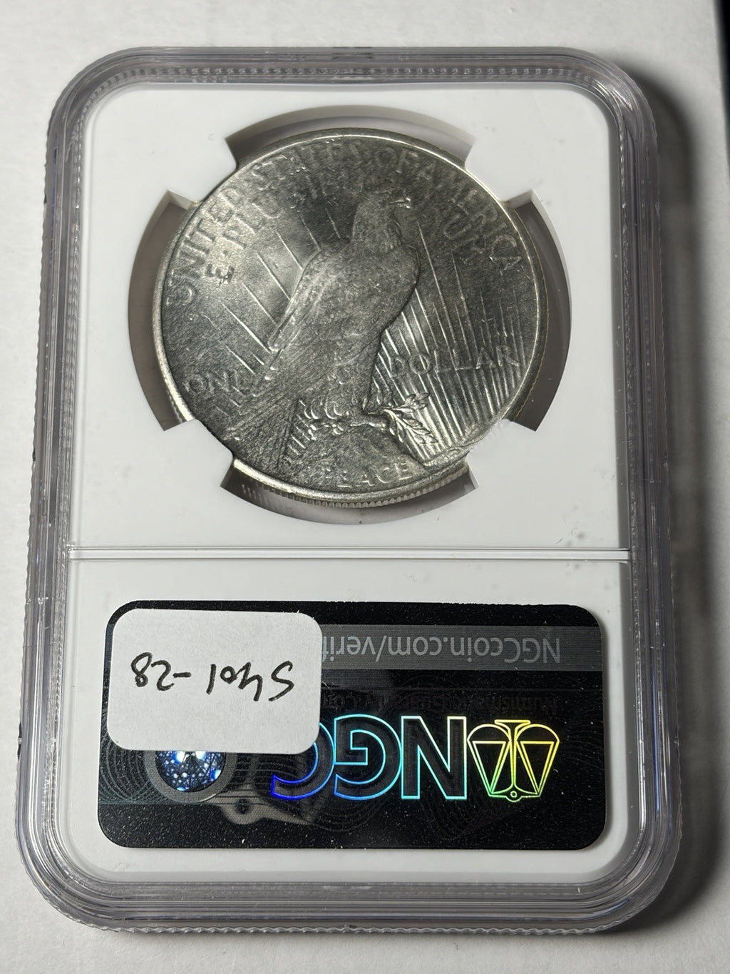 1926 NGC MS63 Peace Silver Dollar