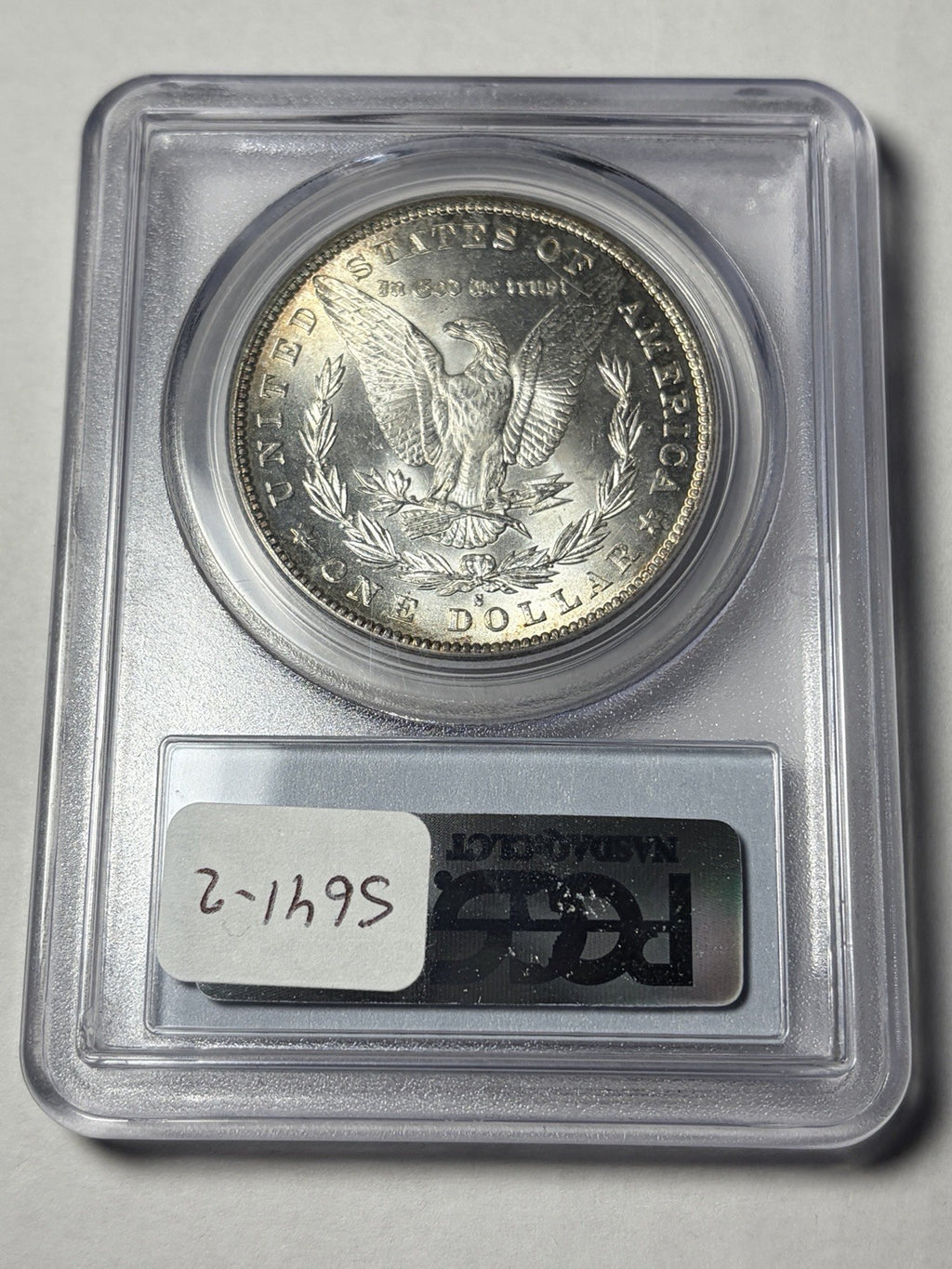 1889-S PCGS MS62 Morgan Silver Dollar