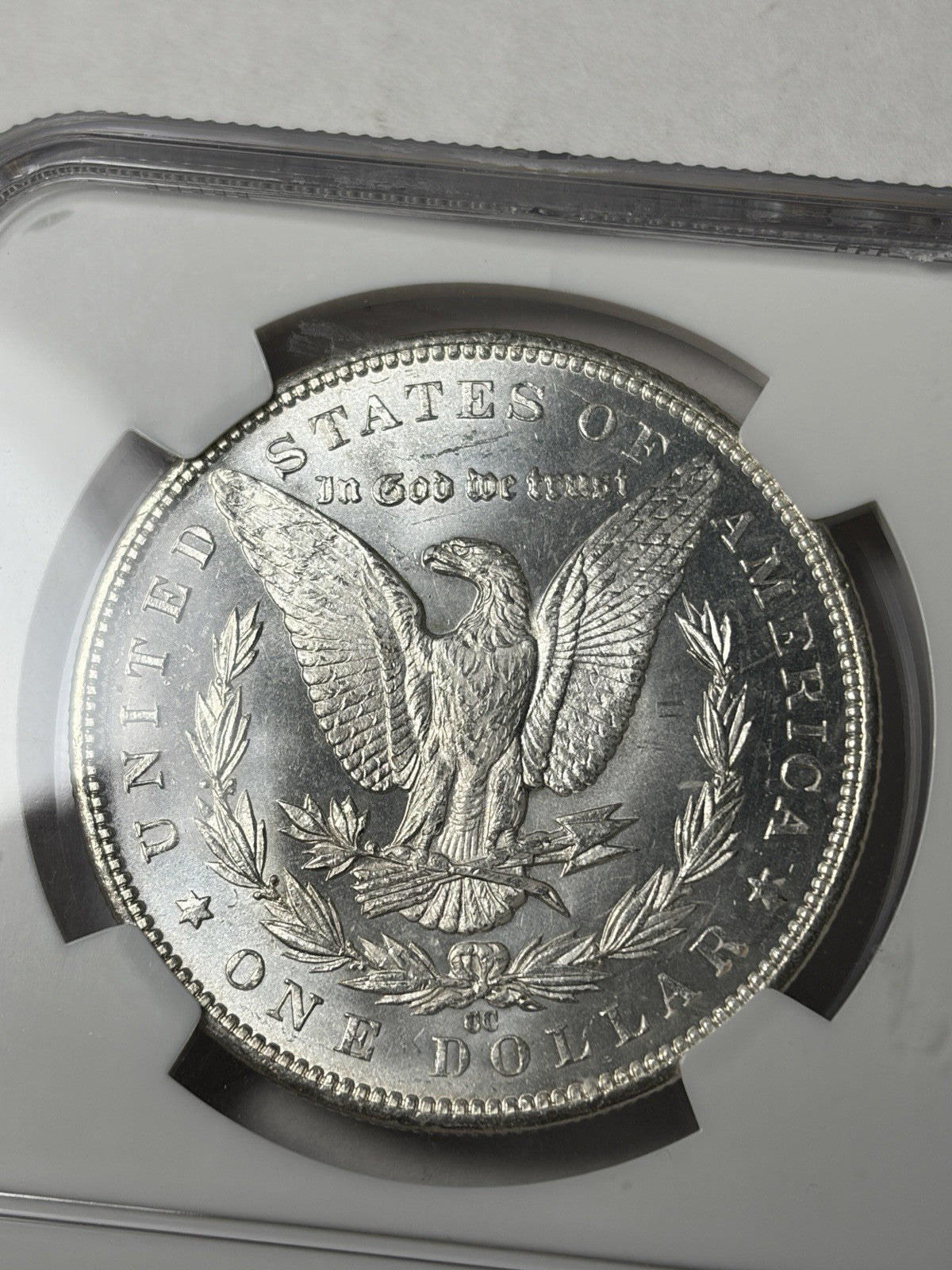 1891-CC NGC MS62 Morgan Silver Dollar