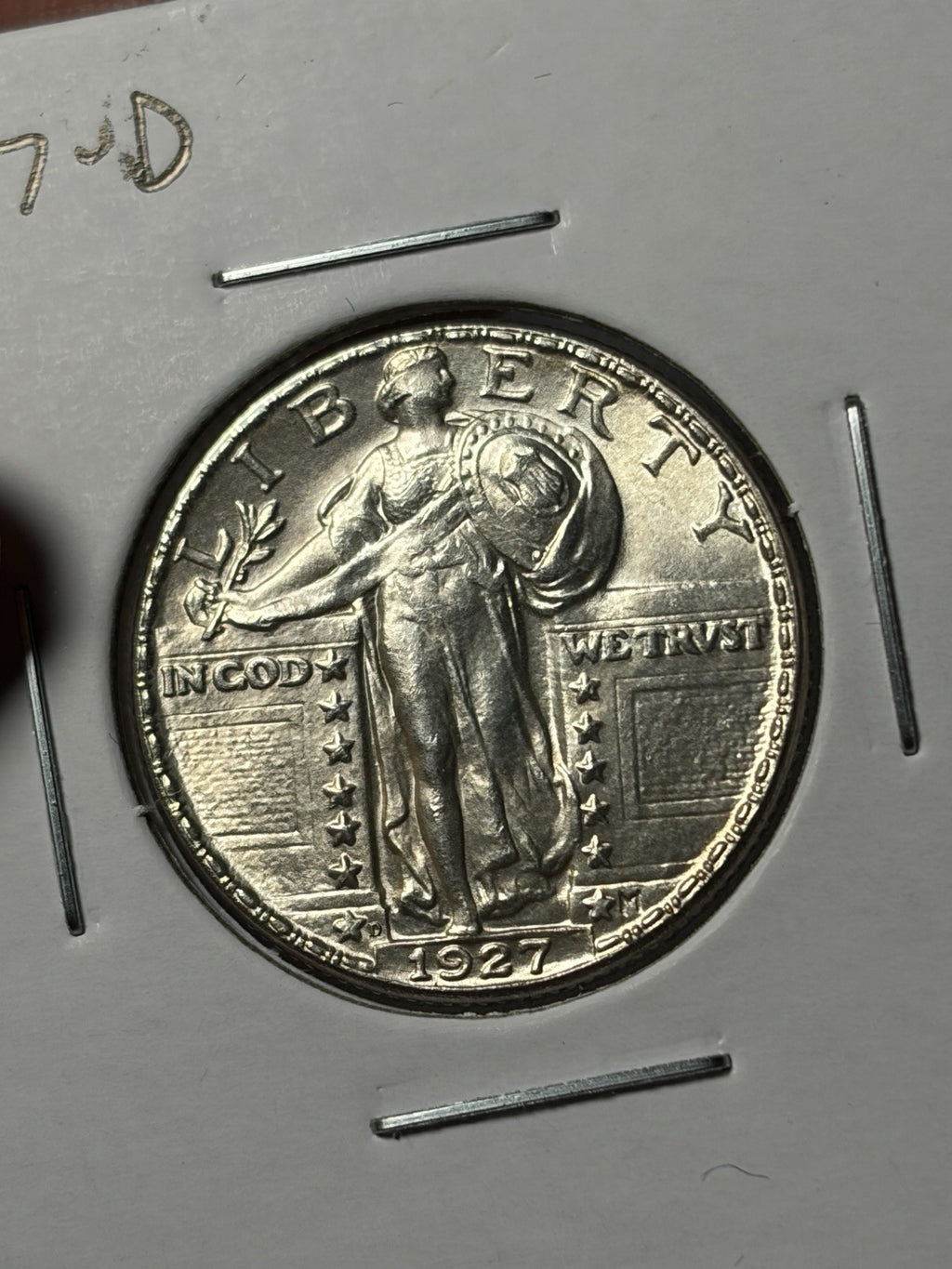 1927-D Standing Liberty Quarter
