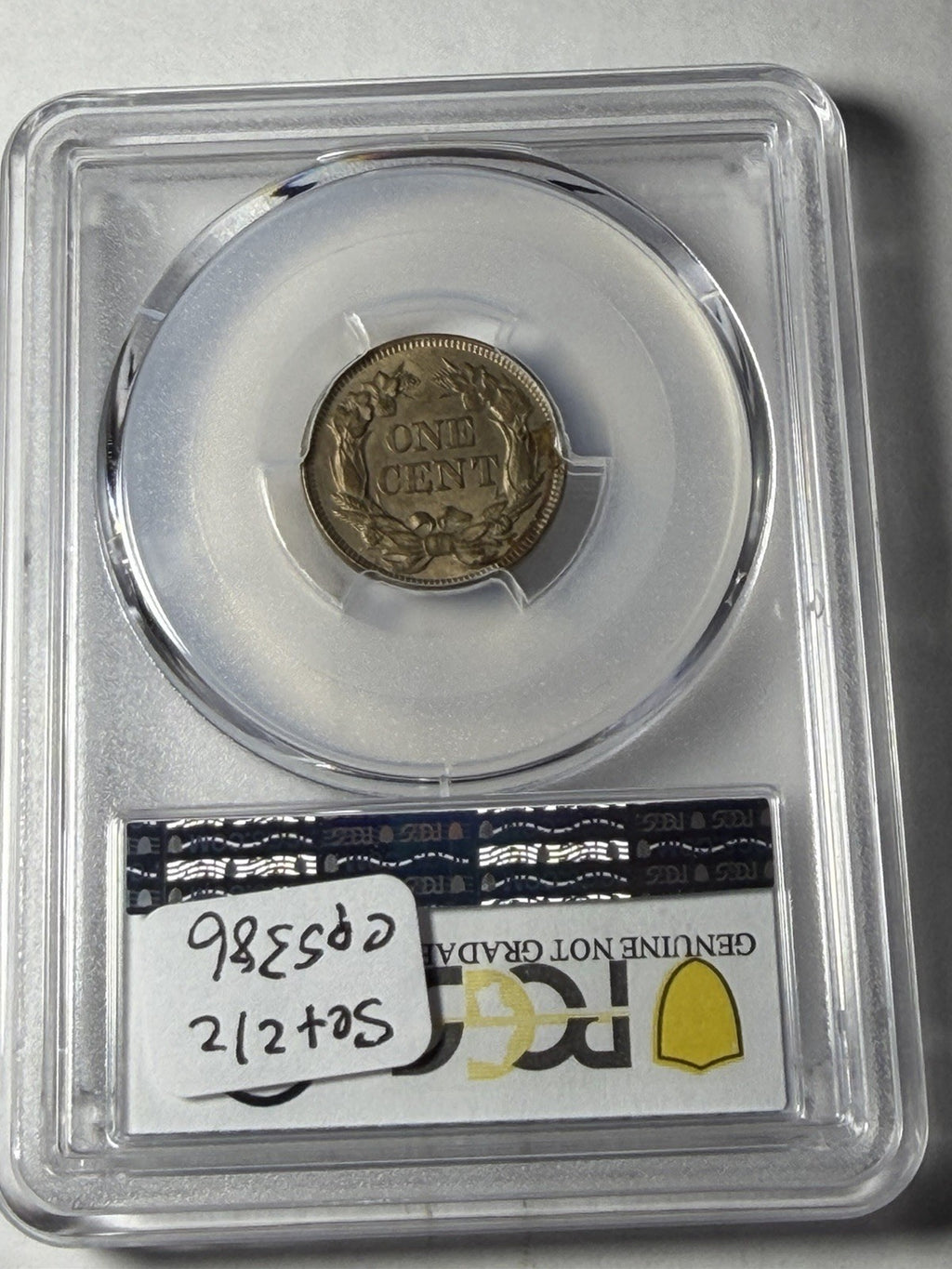 1857 PCGS Genuine Flying Eagle Graffiti Set
