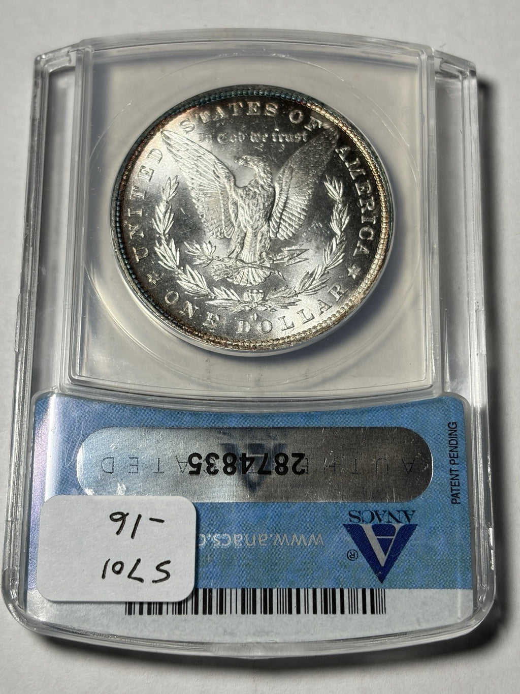 1879-O ANACS MS63 Morgan Silver Dollar