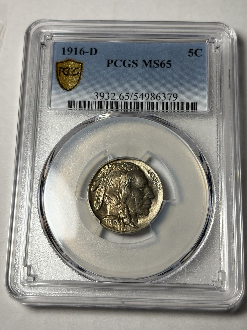 1916-D PCGS MS65 Buffalo Nickel