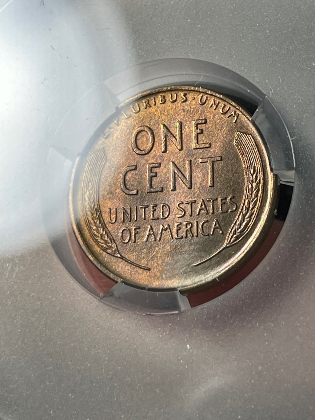 1918-D CACG MS64 RB Lincoln Wheat Cent Red Brown