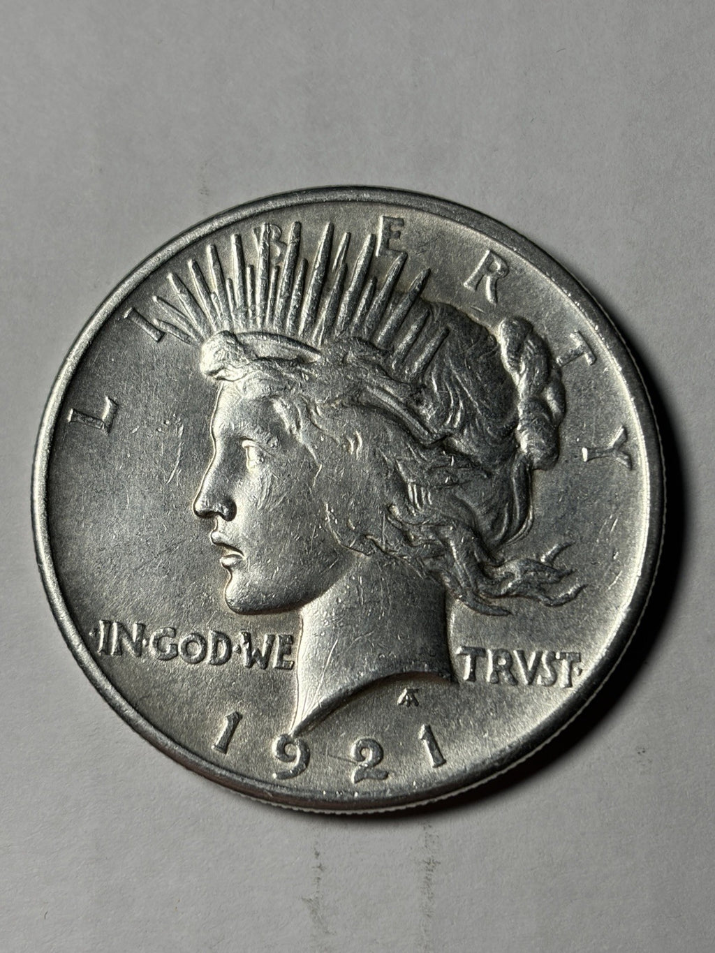 1921 Peace Silver Dollar Details
