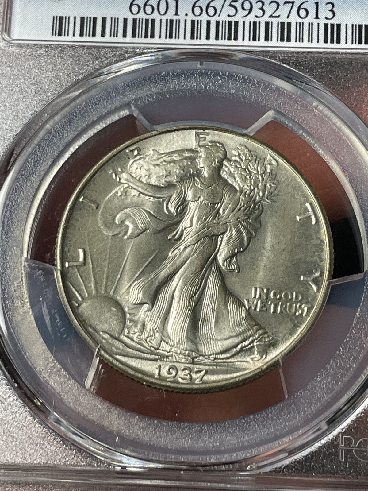 1937 PCGS MS66 CAC Walking Liberty Half Dollar