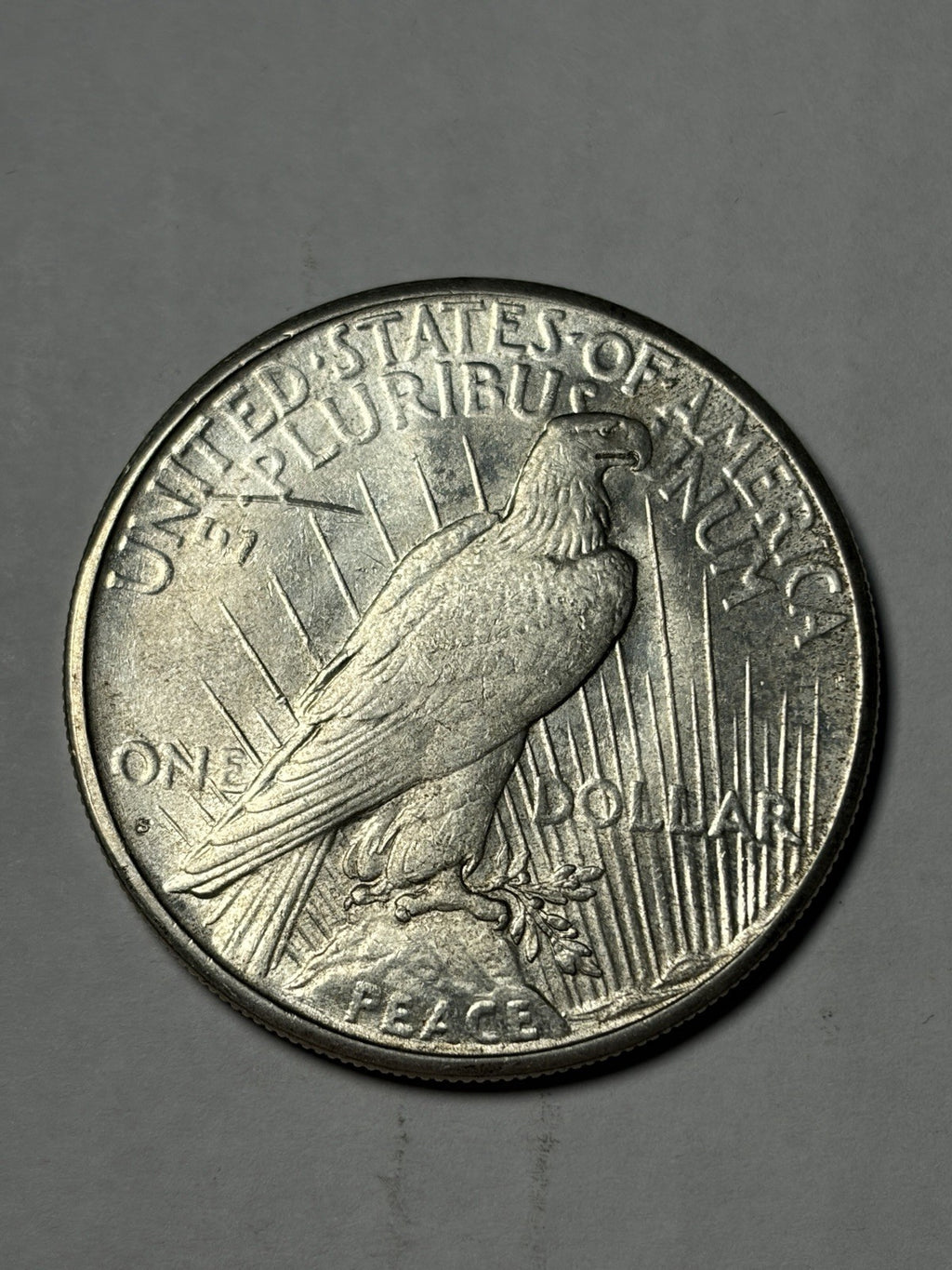 1925-S Peace Silver Dollar Uncirculated