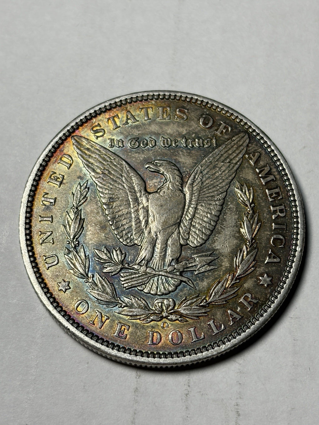 1894-O Morgan Silver Dollar Toned Details