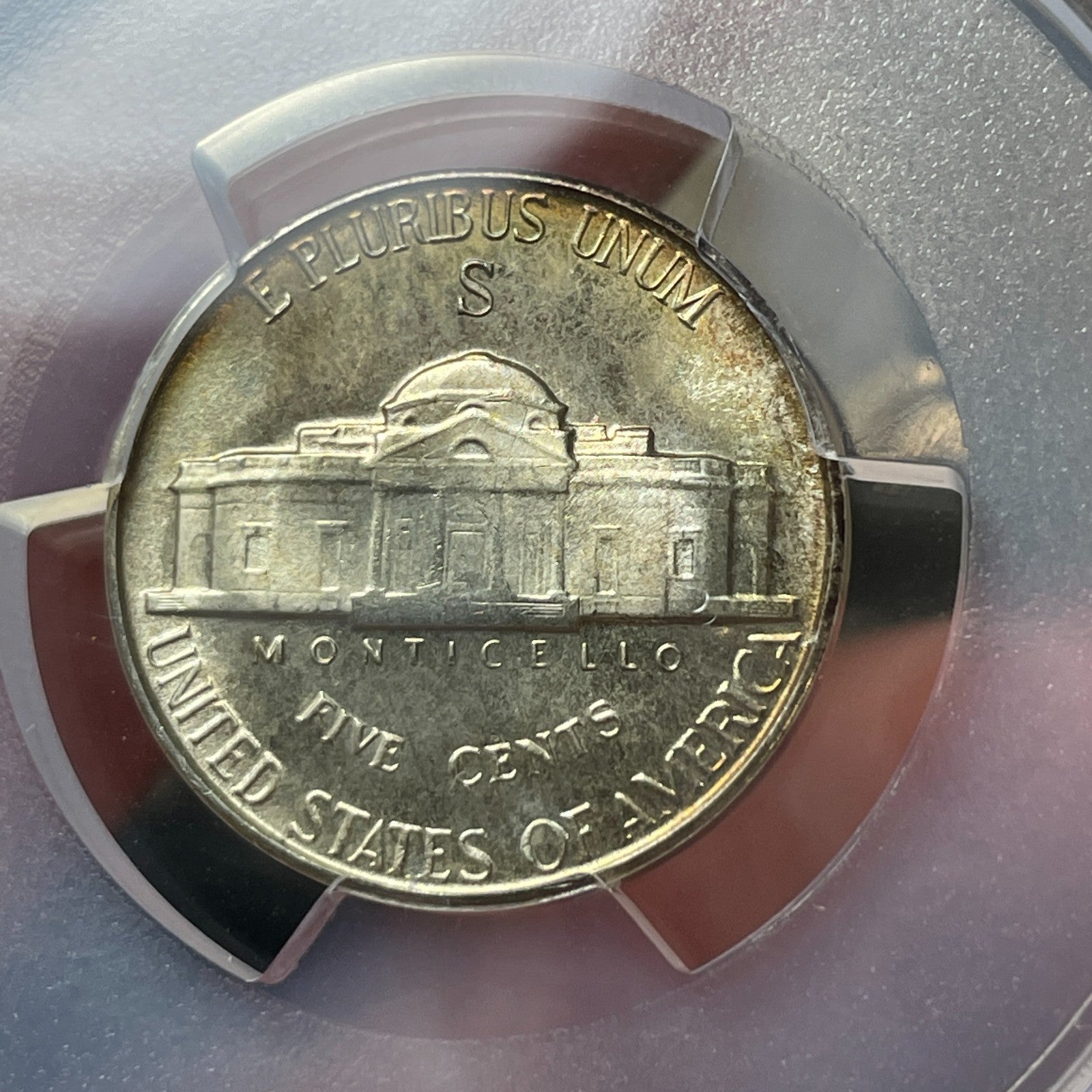 1945-S PCGS MS66+ Jefferson War Nickel - Semi-PL Ultra Rare Crazy Die Polish