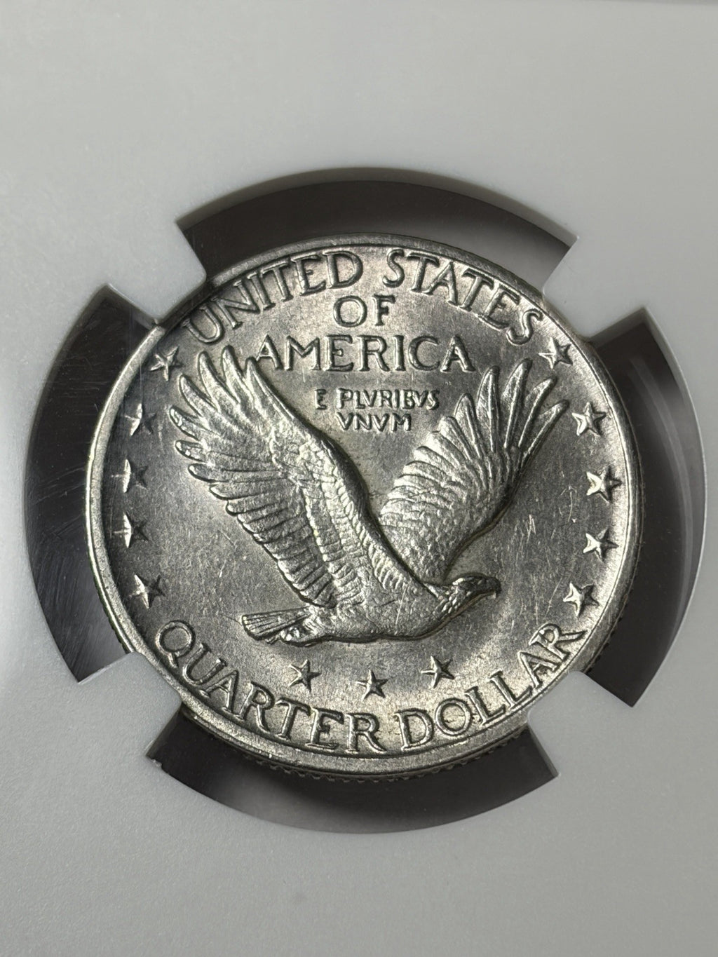 1918-S NGC AU55 FH Standing Liberty Quarter