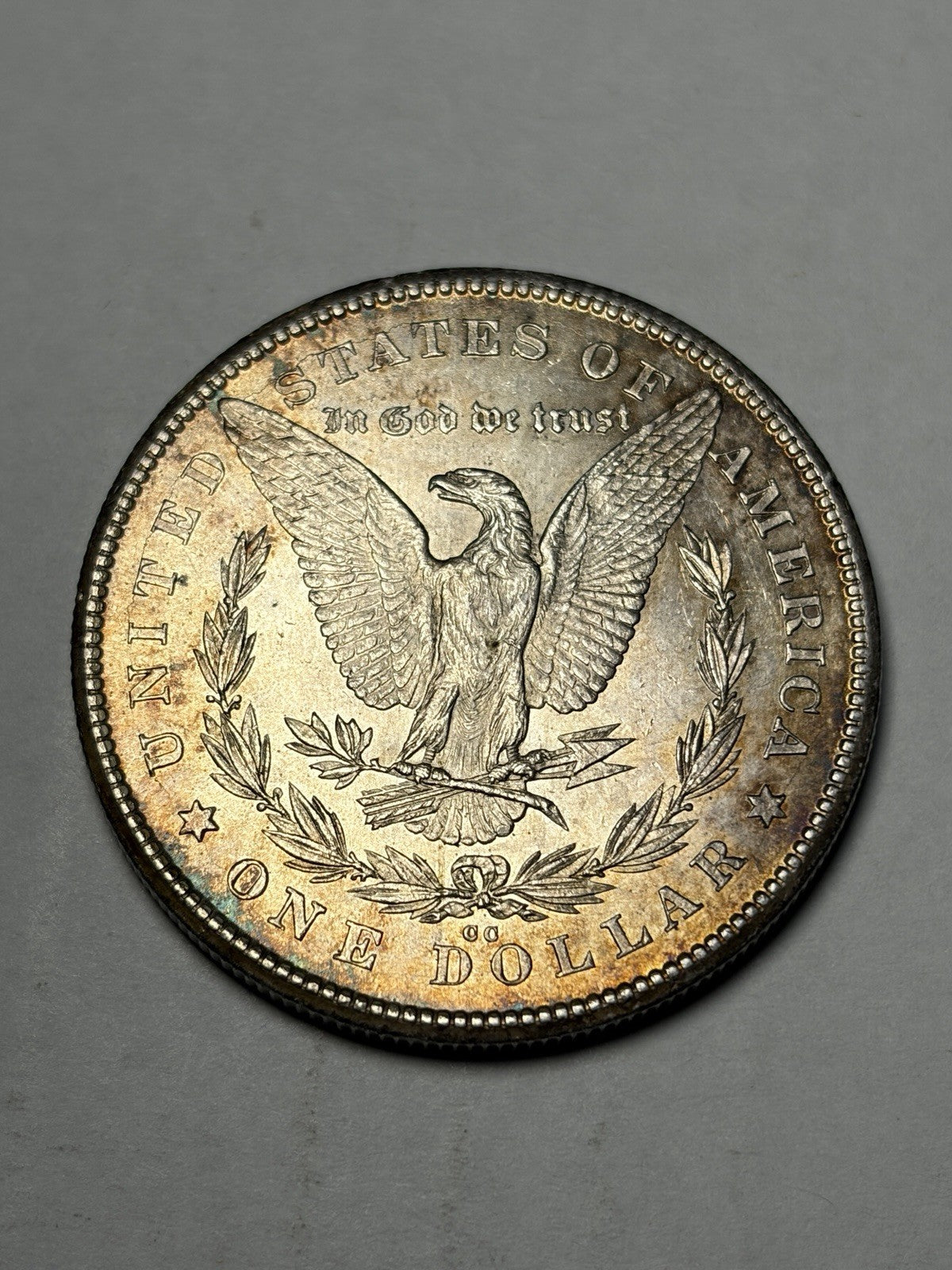 1878-CC Morgan Silver Dollar Uncirculated Toned