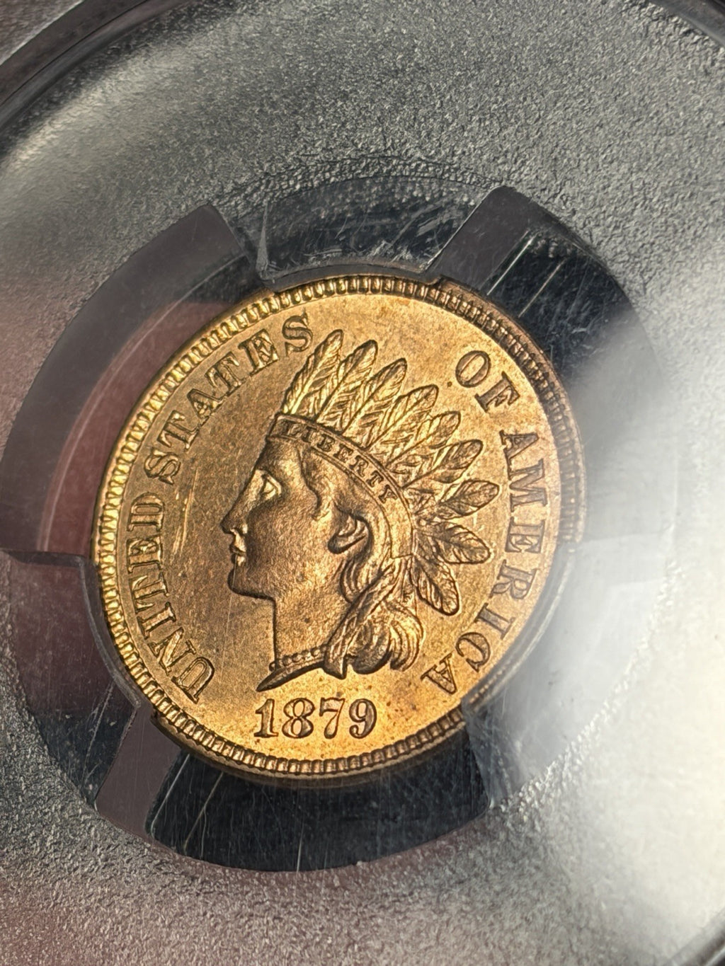1879 PCGS MS64 RD Indian Head Cent