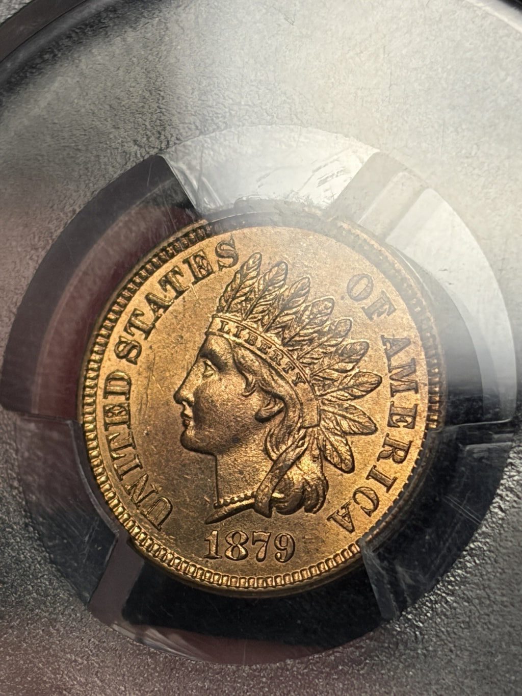 1879 PCGS MS64 RD Indian Head Cent