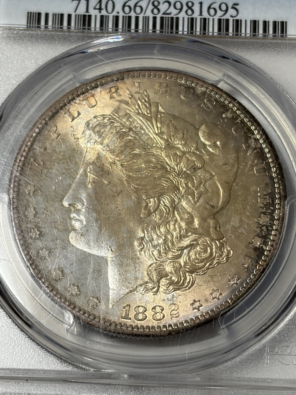 1882-S PCGS MS66 Morgan Silver Dollar Toned