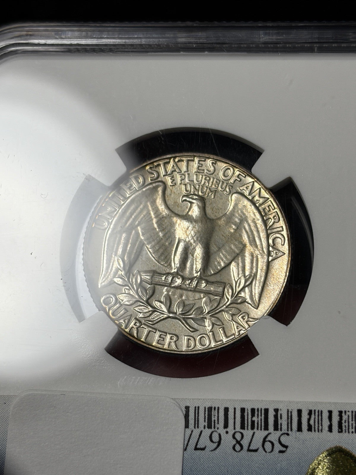 1939 NGC PF64 GOLD CAC Washington Quarter Toned , Ex. PCGS PR67!