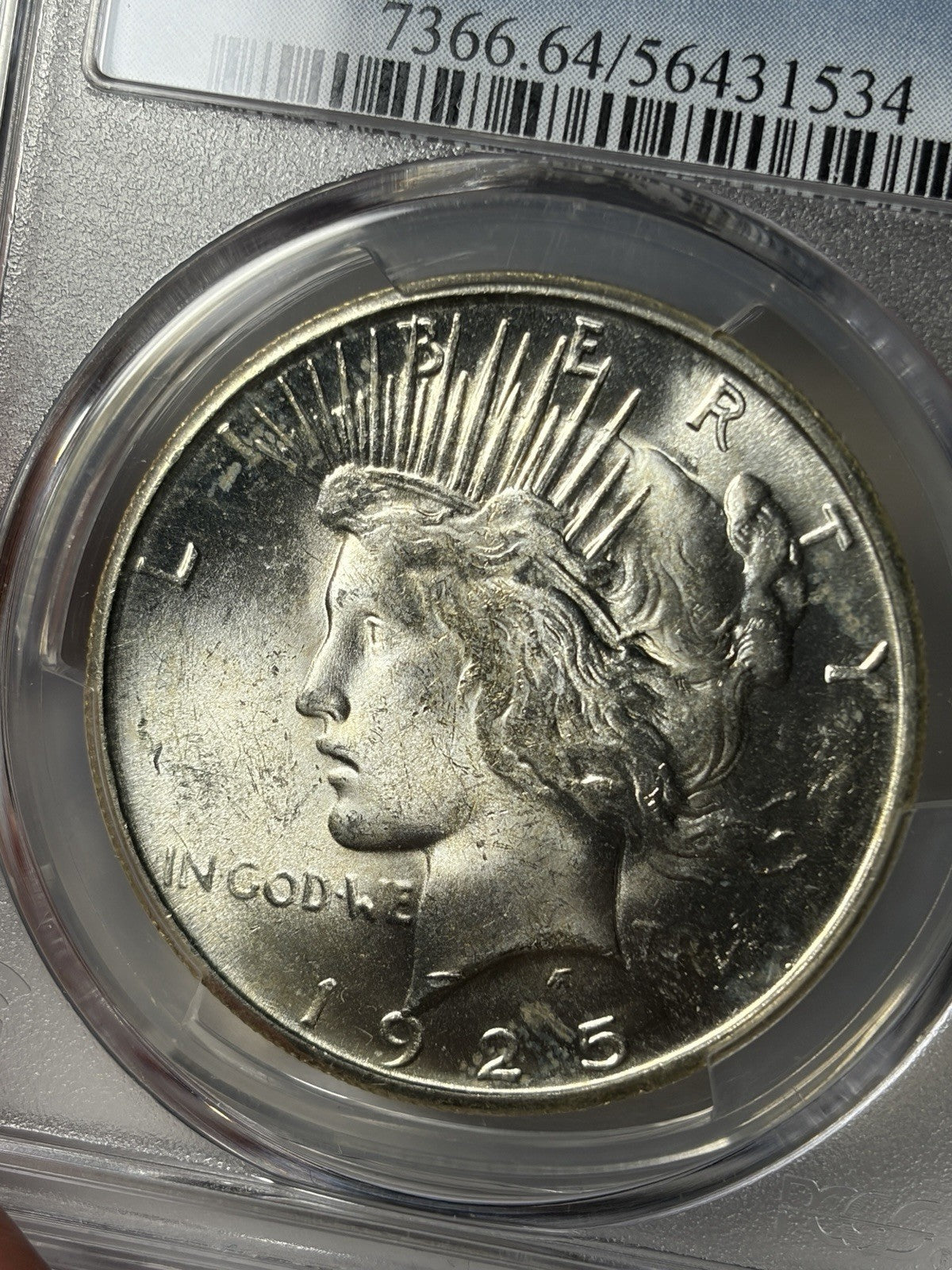 1925-S PCGS MS64 Peace Silver Dollar
