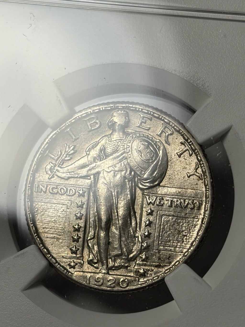 1920-S NGC AU58 Standing Liberty Quarter