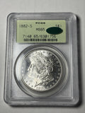 1882-S PCGS MS65 CAC Morgan Silver Dollar OGH