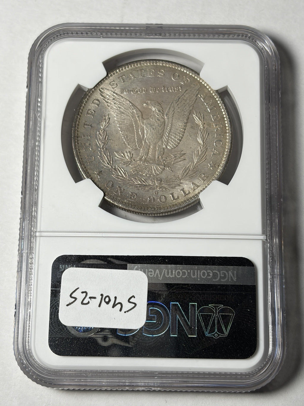 1883-O NGC MS64 Morgan Silver Dollar Toned