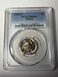 1938-D PCGS MS66+ Buffalo Nickel