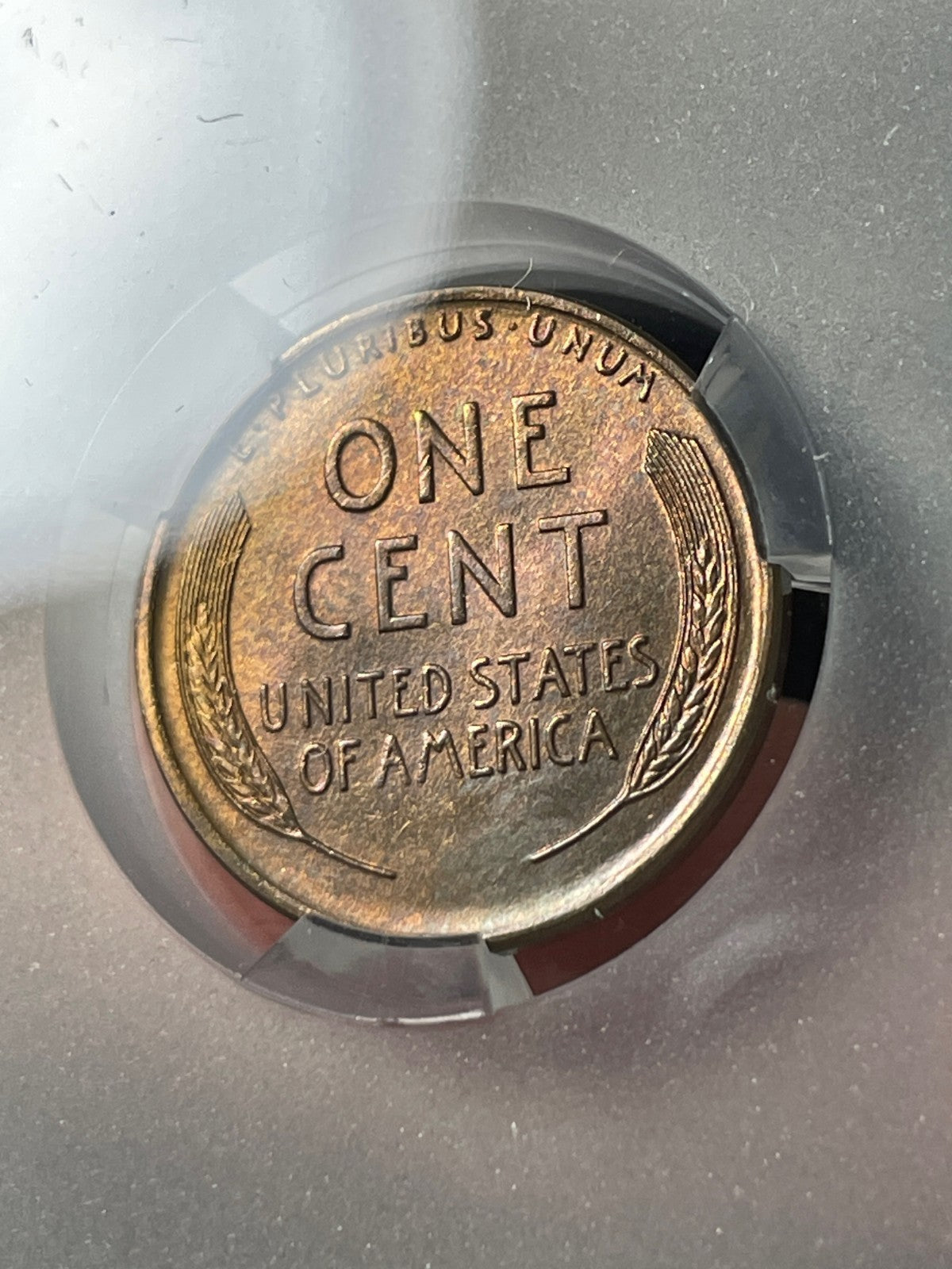 1918-D CACG MS64 RB Lincoln Wheat Cent Red Brown