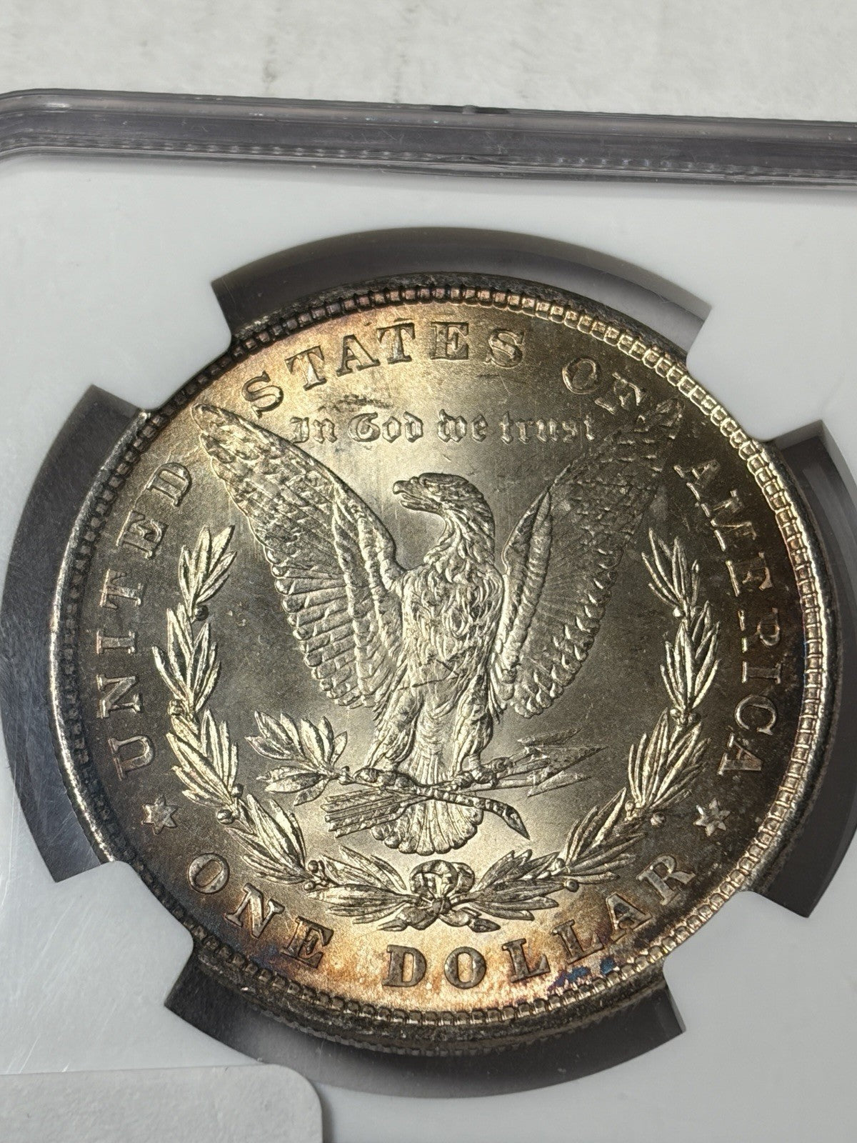 1878 8TF NGC MS65 Morgan Silver Dollar Toned