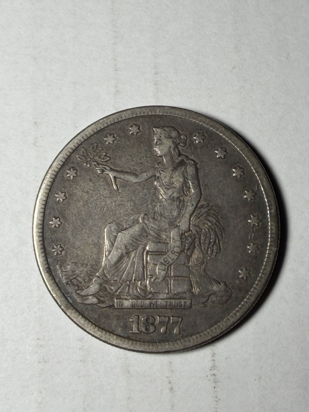 1877-S Trade Silver Dollar
