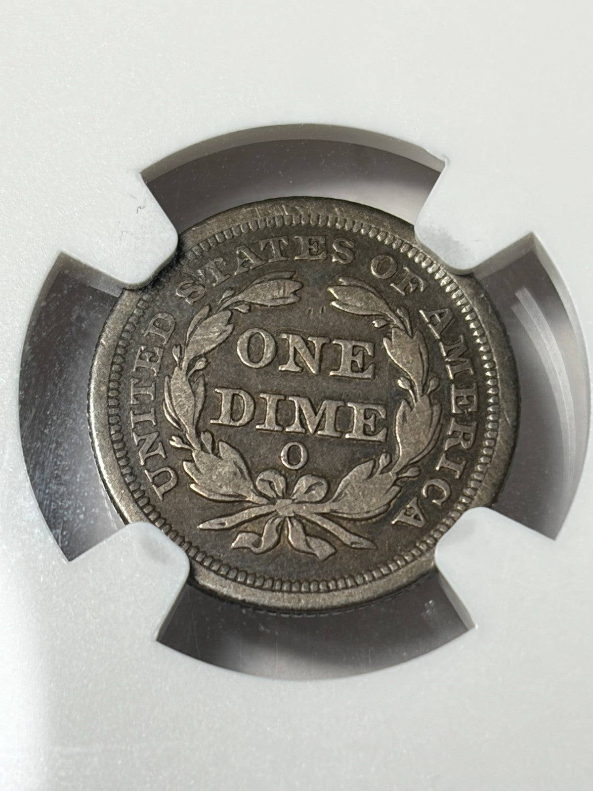 1854-O With Arrows NGC VF20 Seated Liberty Dime
