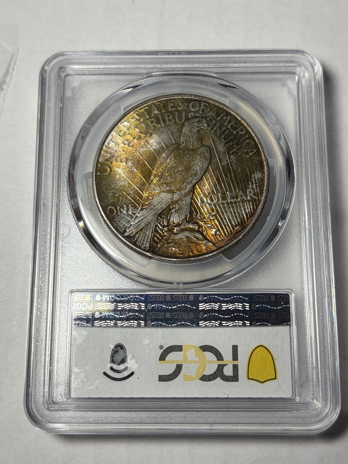 1934 PCGS MS66 Peace Silver Dollar Toned