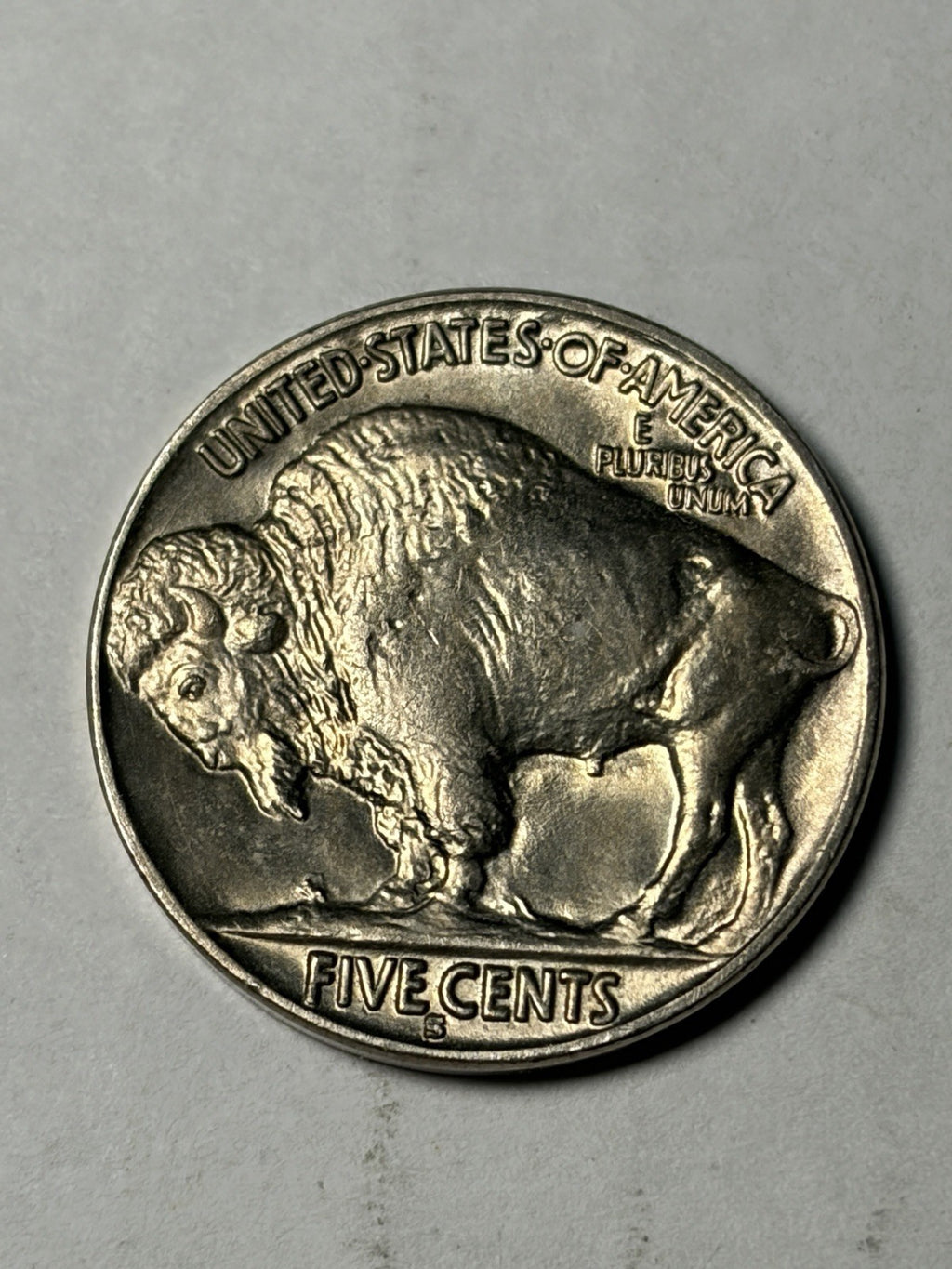 1931-S Buffalo Nickel Uncirculated Details