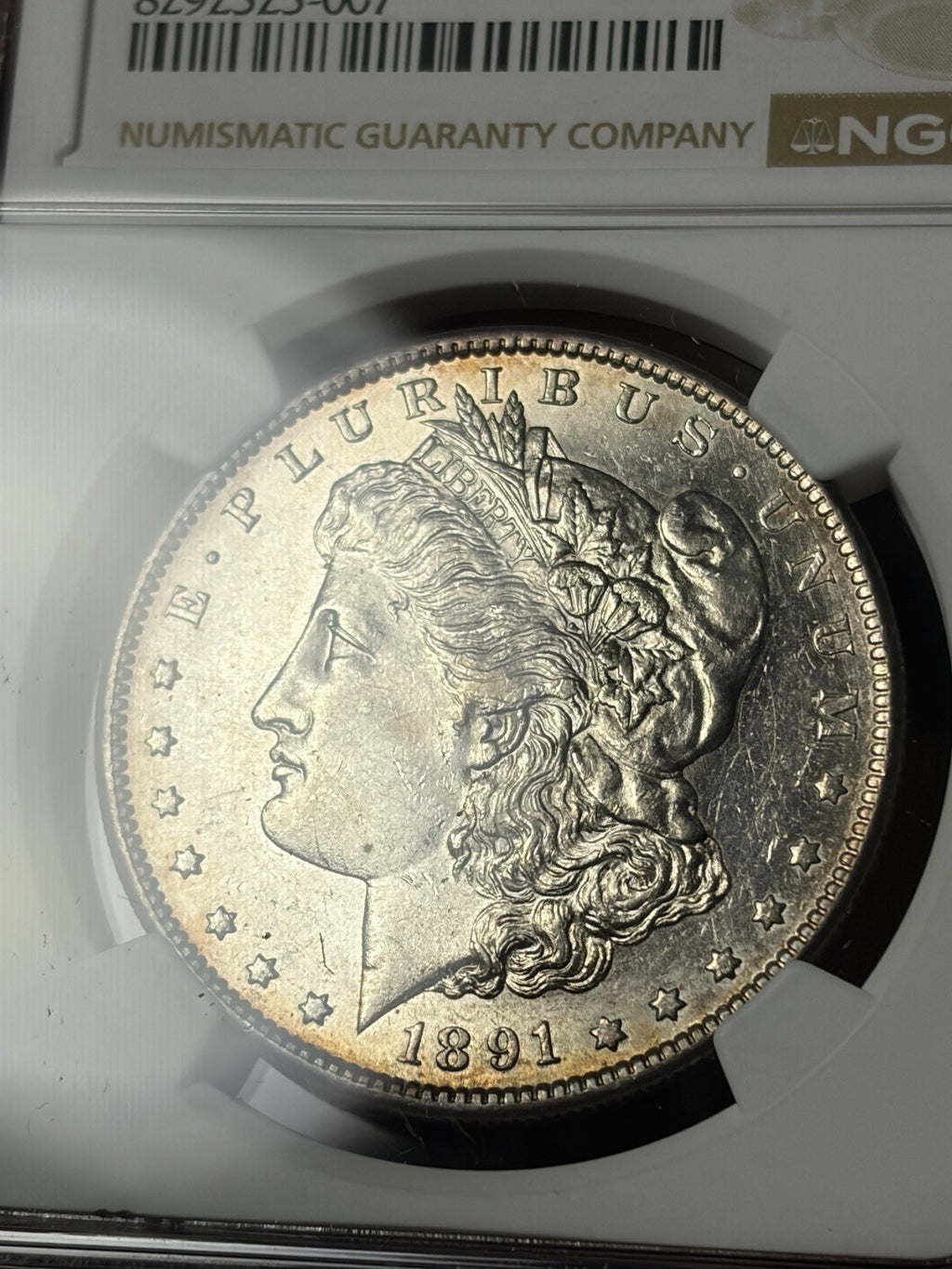 1891-S NGC MS61 Morgan Silver Dollar Tougher Date