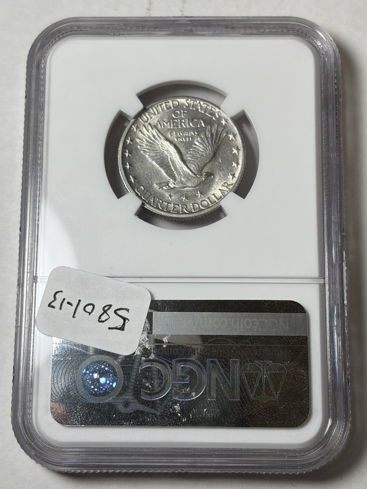 1918-S NGC AU55 FH Standing Liberty Quarter