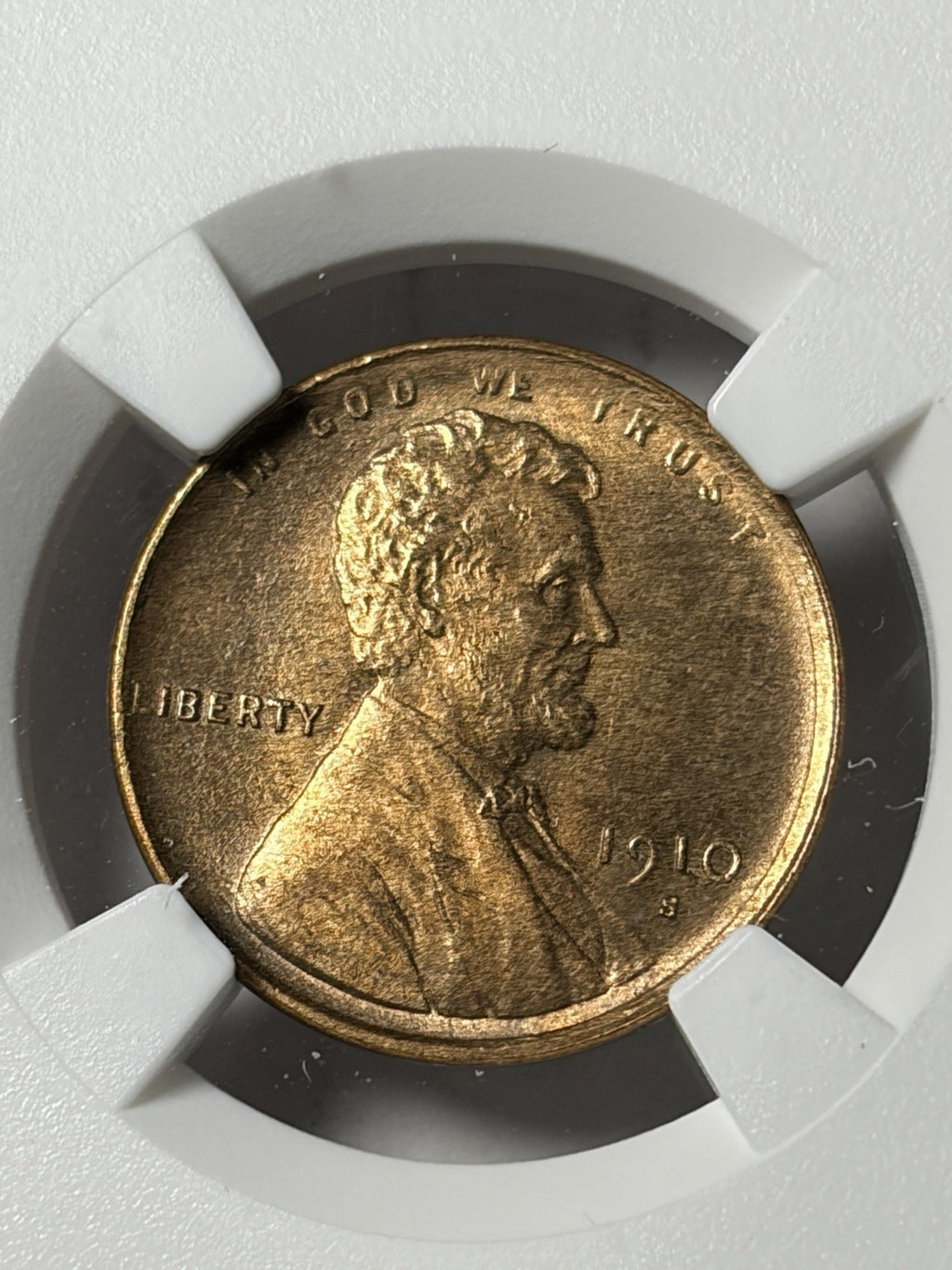 1910-S NGC UNC Details Lincoln Wheat Cent
