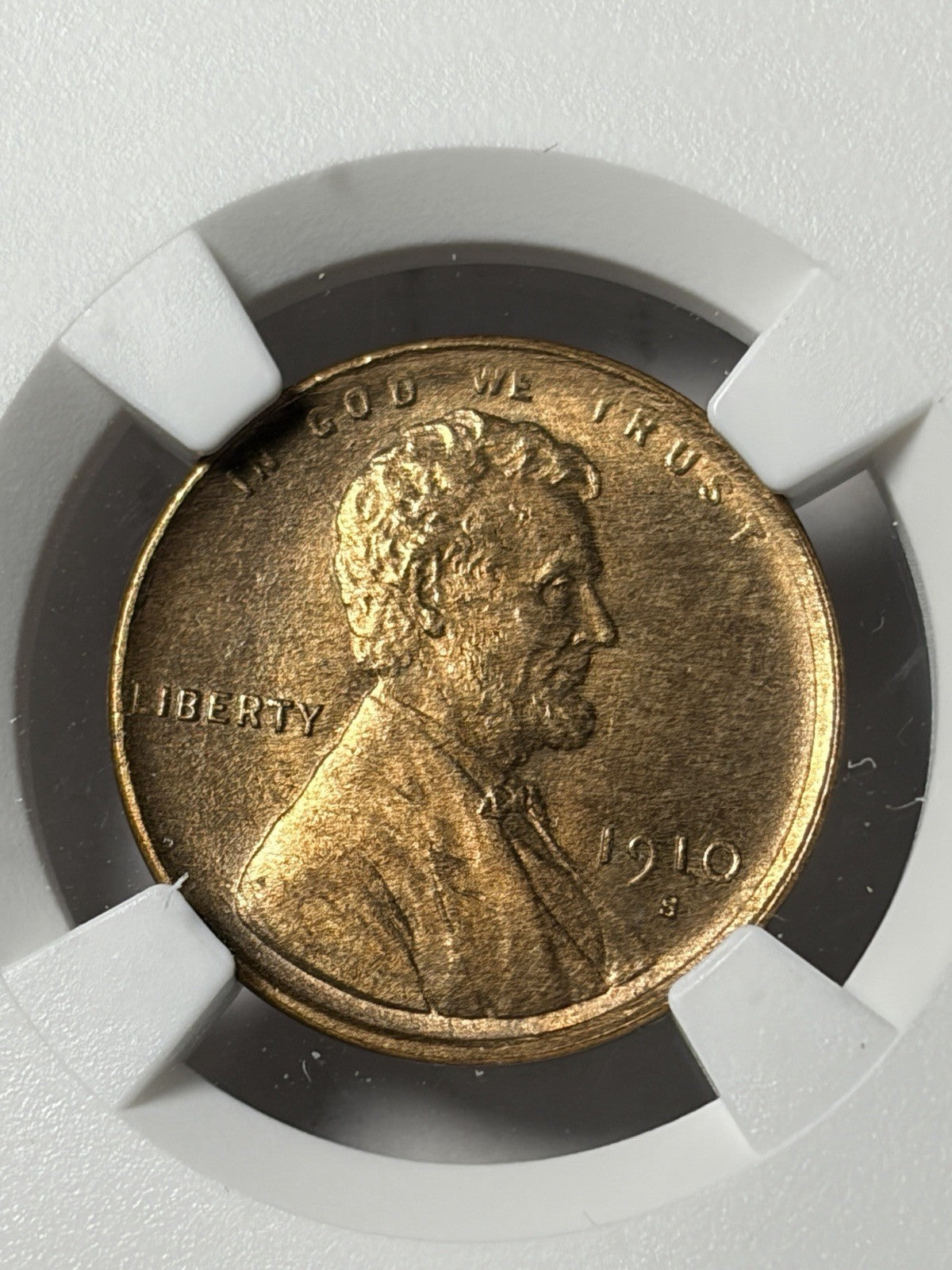 1910-S NGC UNC Details Lincoln Wheat Cent