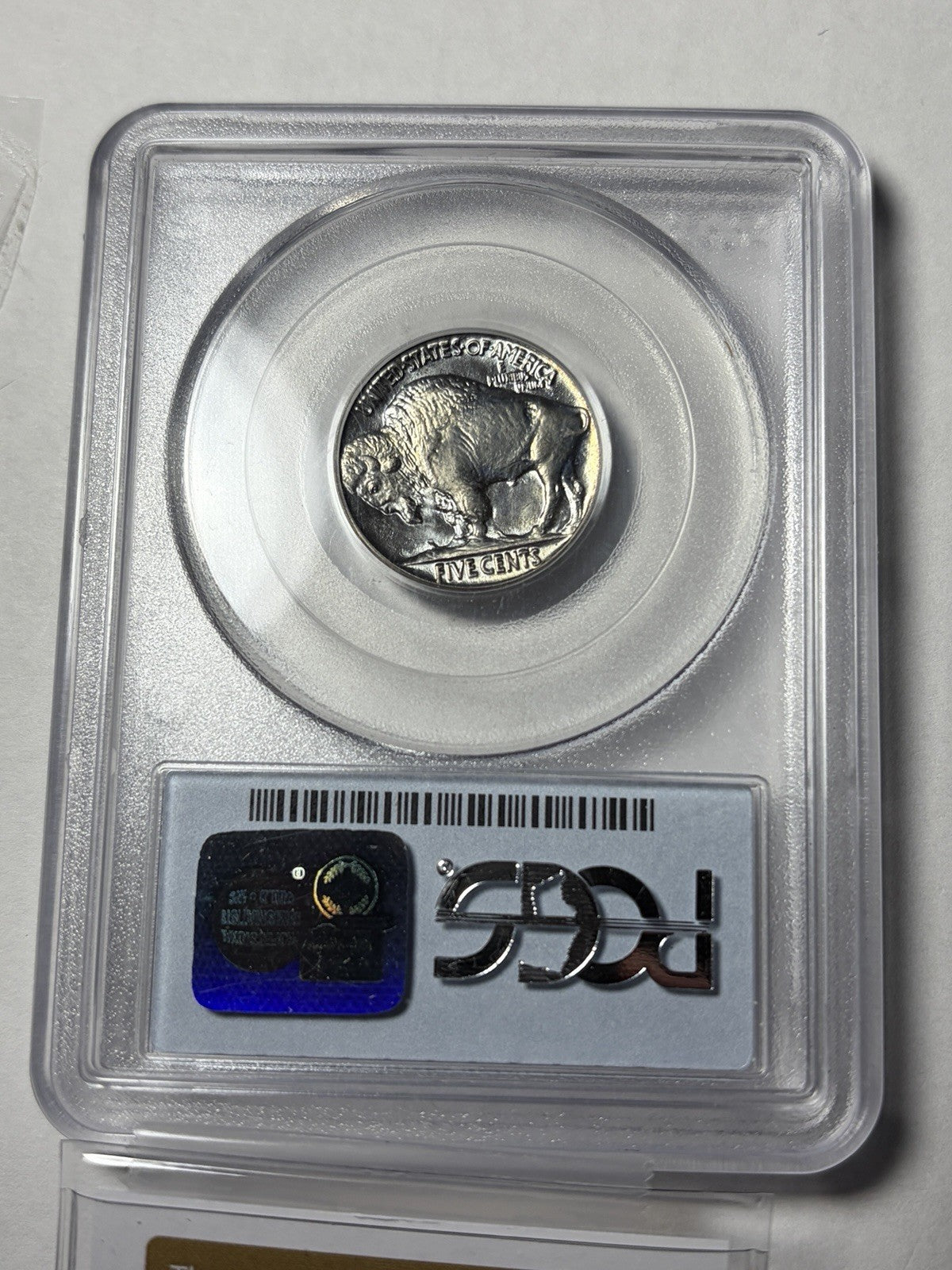 1937 PCGS MS66 GOLD CAC Buffalo Nickel Old Holder