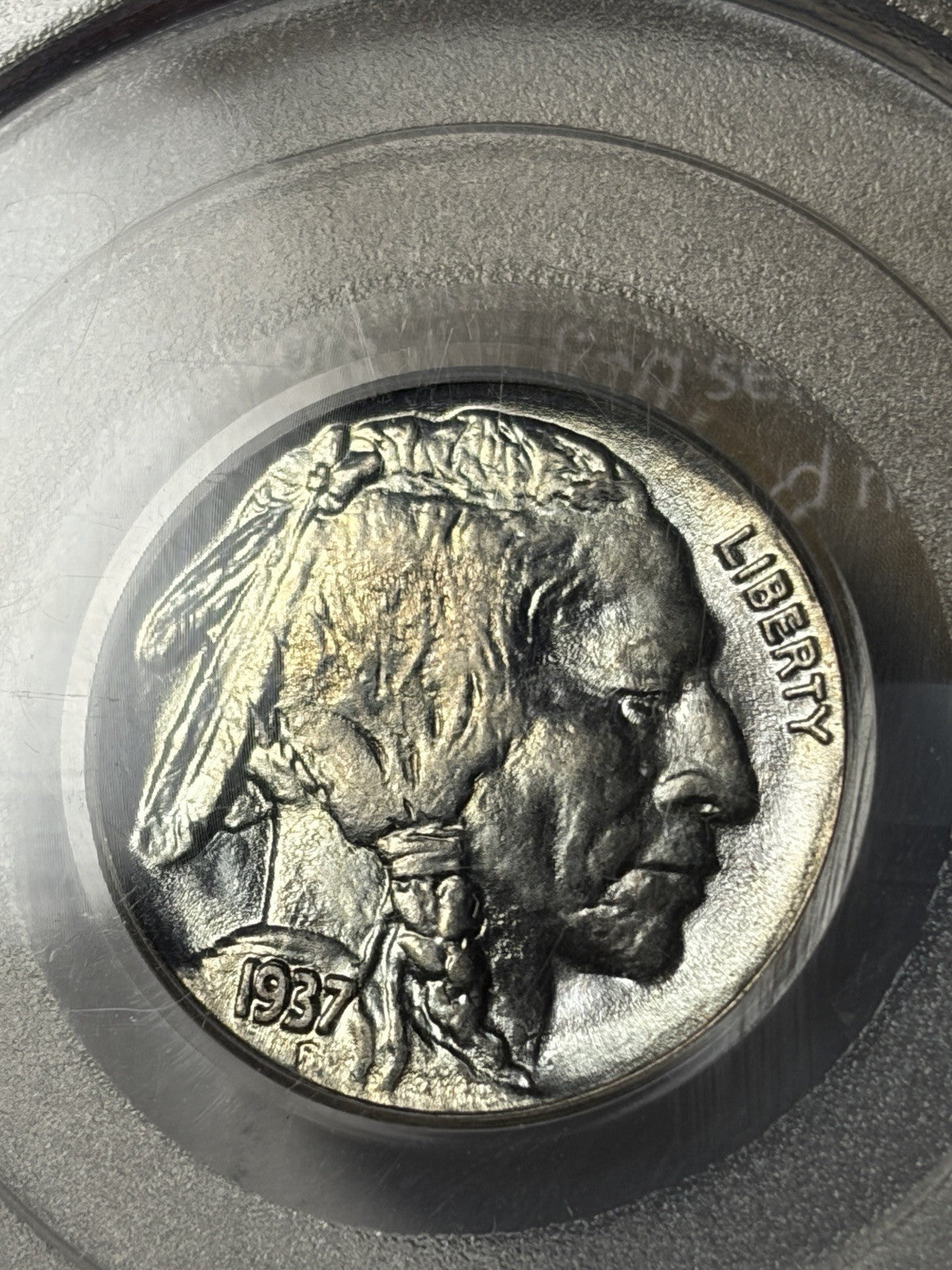 1937 PCGS MS66 GOLD CAC Buffalo Nickel Old Holder