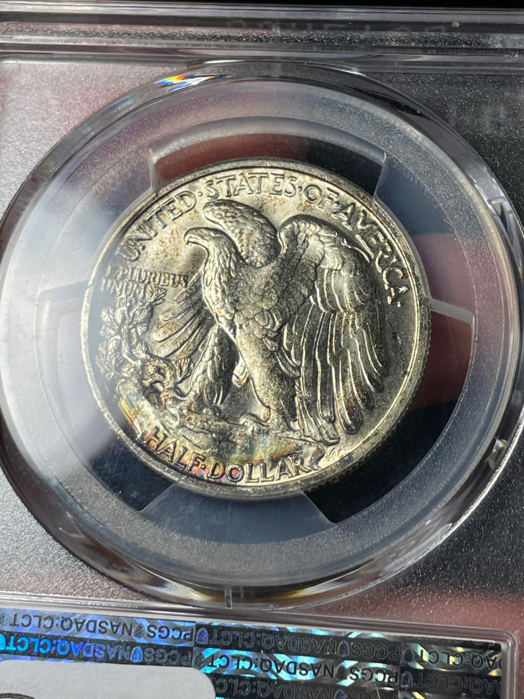 1945-S PCGS MS66+ Walking Liberty Half Dollar Toned High Grade
