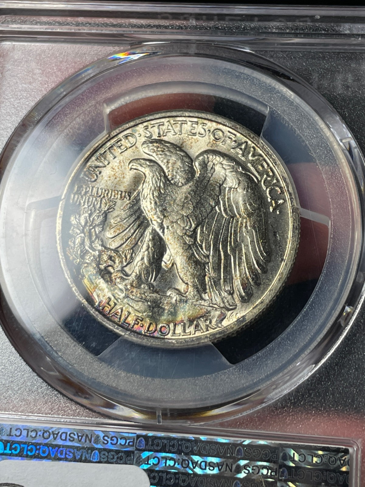 1945-S PCGS MS66+ Walking Liberty Half Dollar Toned High Grade