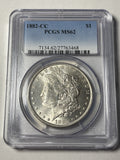 1882-CC PCGS MS62 Morgan Silver Dollar