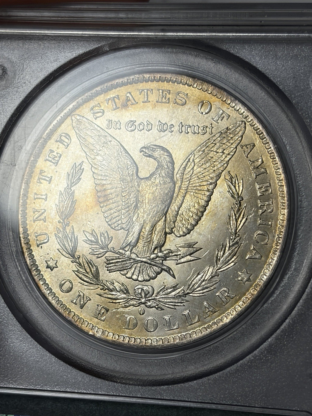 1884-O PCGS MS63 Morgan Silver Dollar OGH Holder TONED