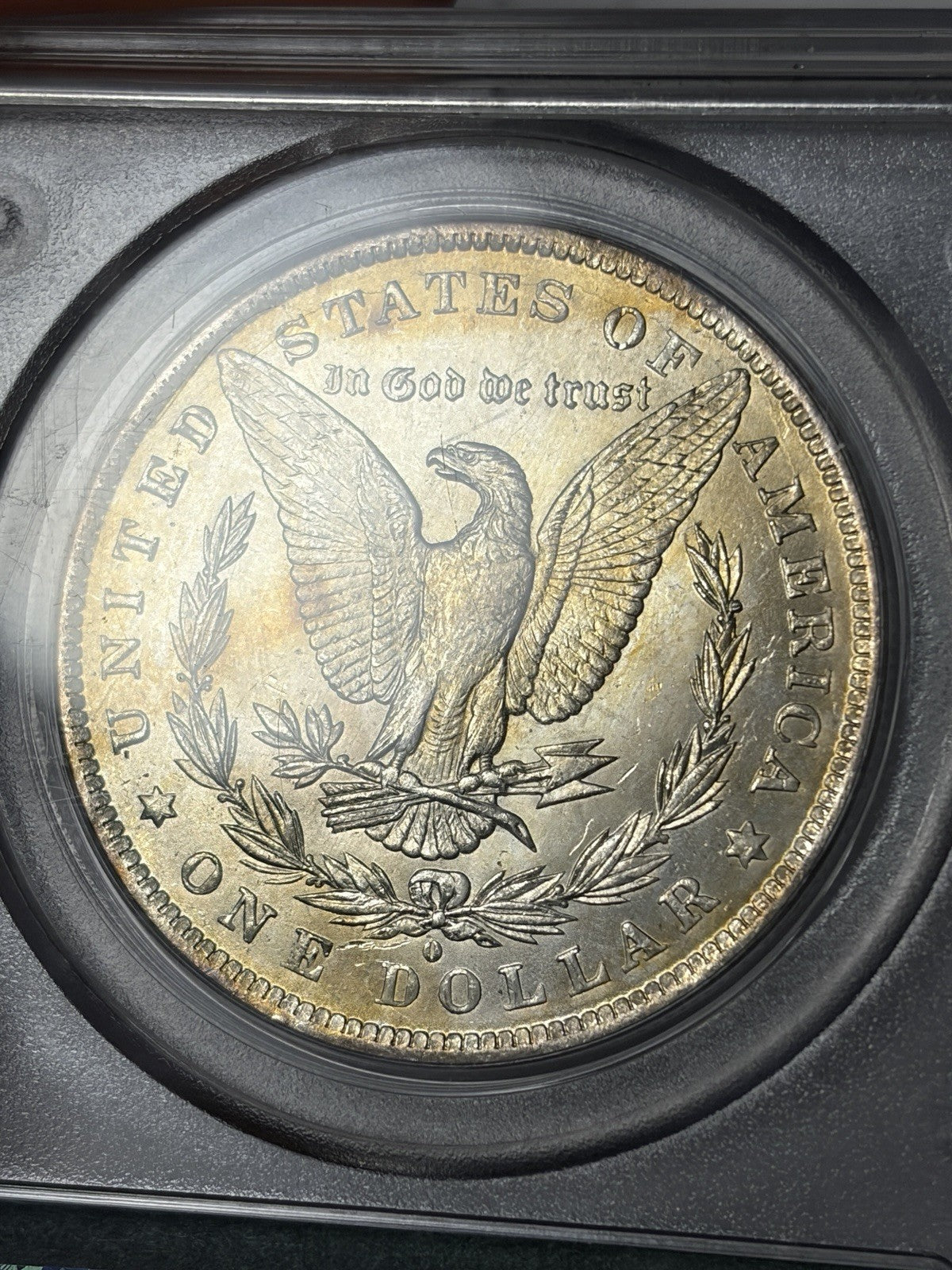 1884-O PCGS MS63 Morgan Silver Dollar OGH Holder TONED
