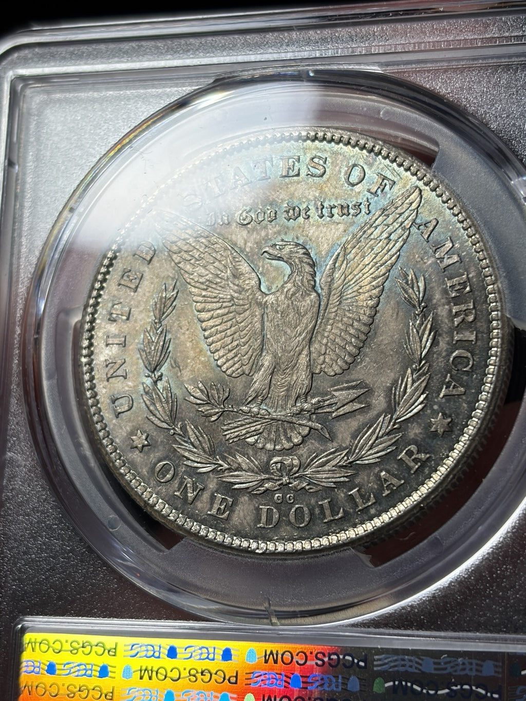 1878-CC PCGS MS64 Morgan Silver Dollar Toned Original