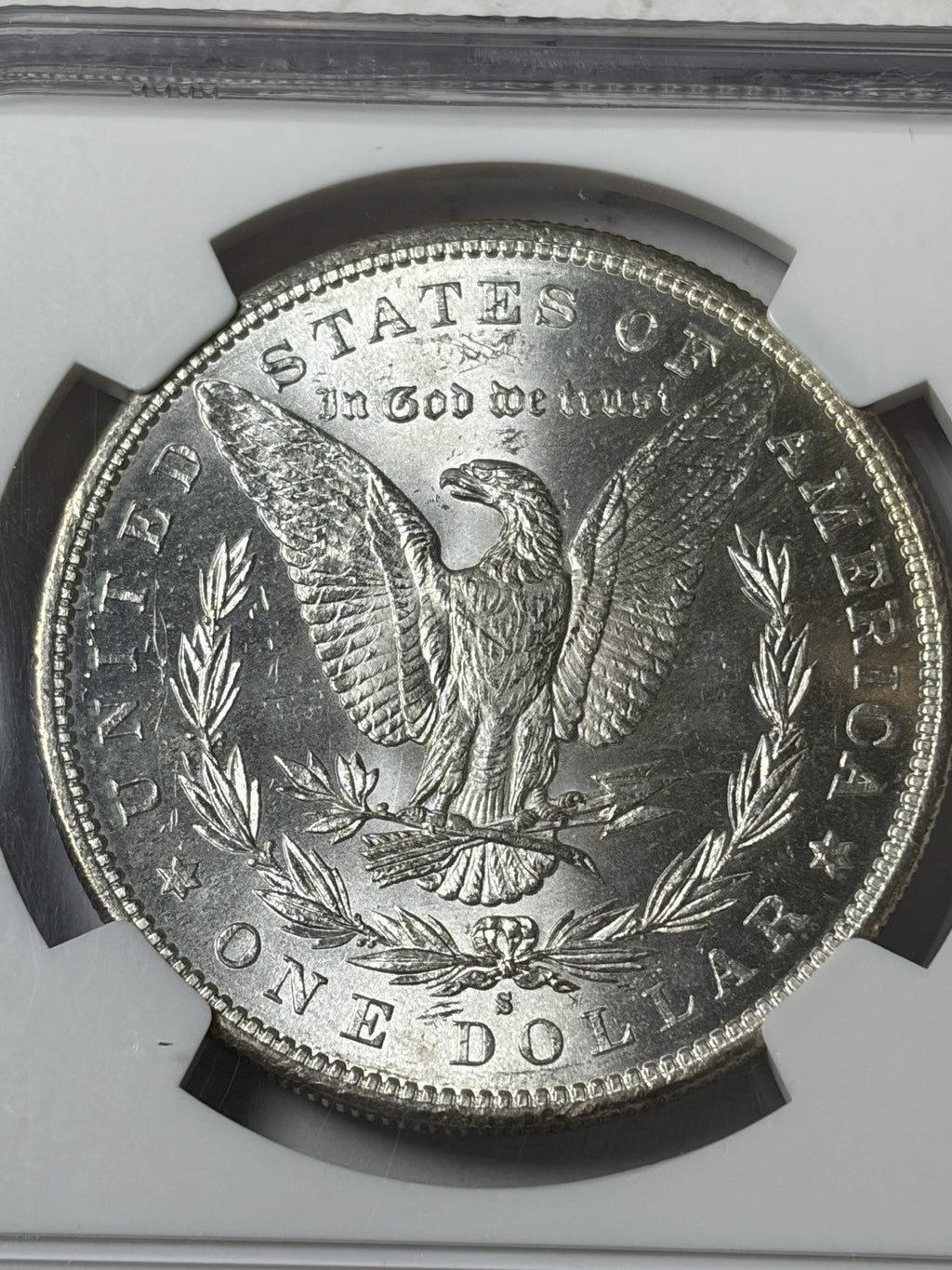 1885-S NGC MS62 Morgan Silver Dollar