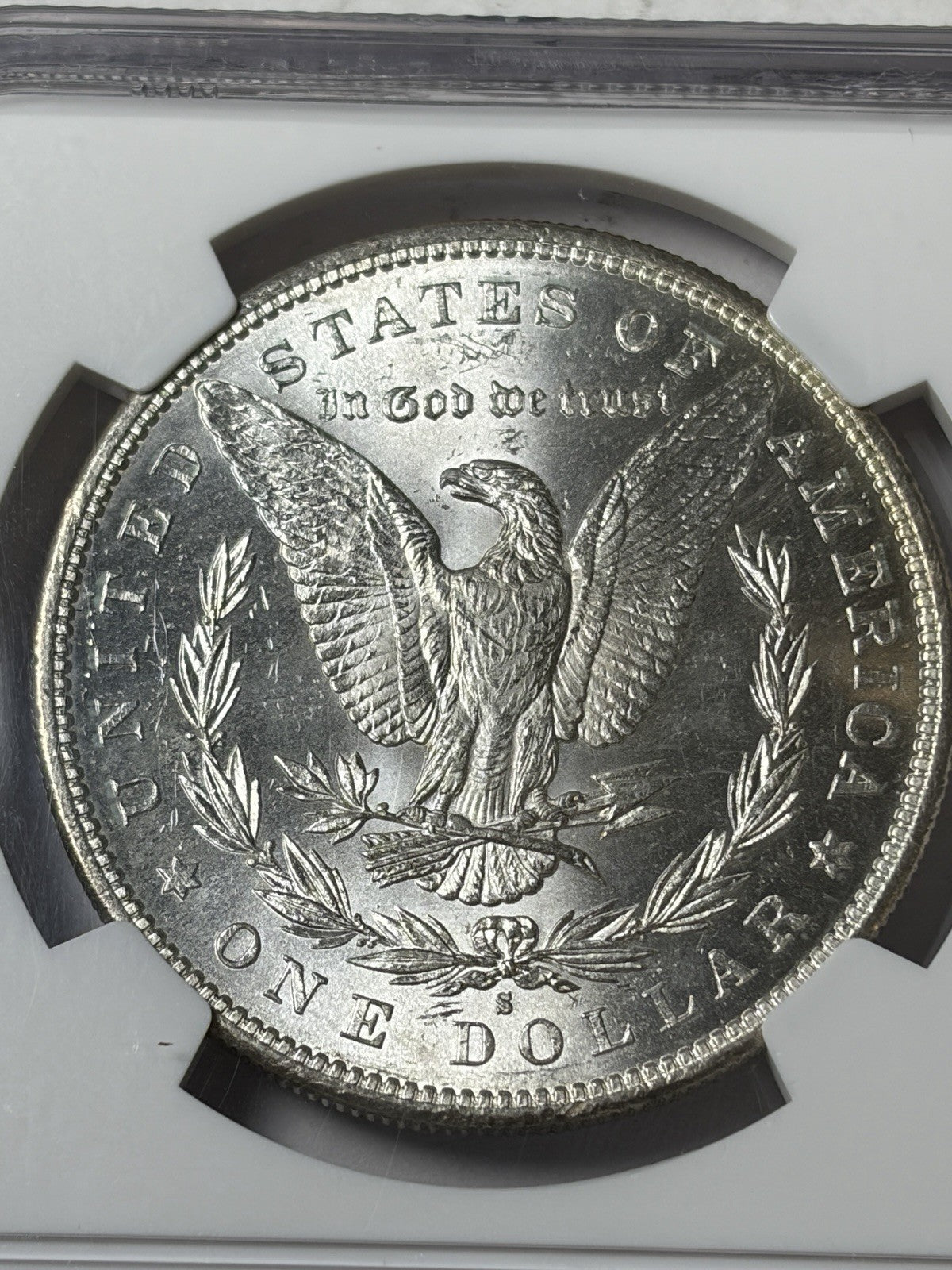 1885-S NGC MS62 Morgan Silver Dollar